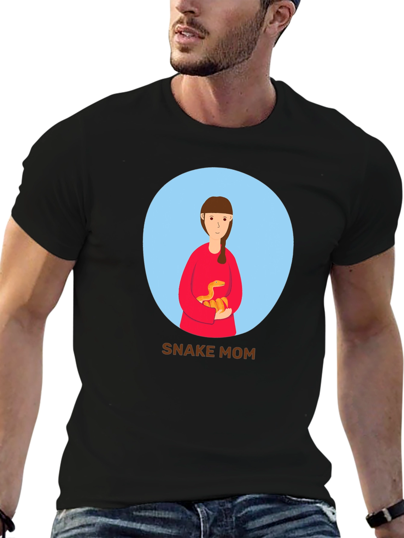 Snake Mom T-Shirt - Unique Graphic Tee