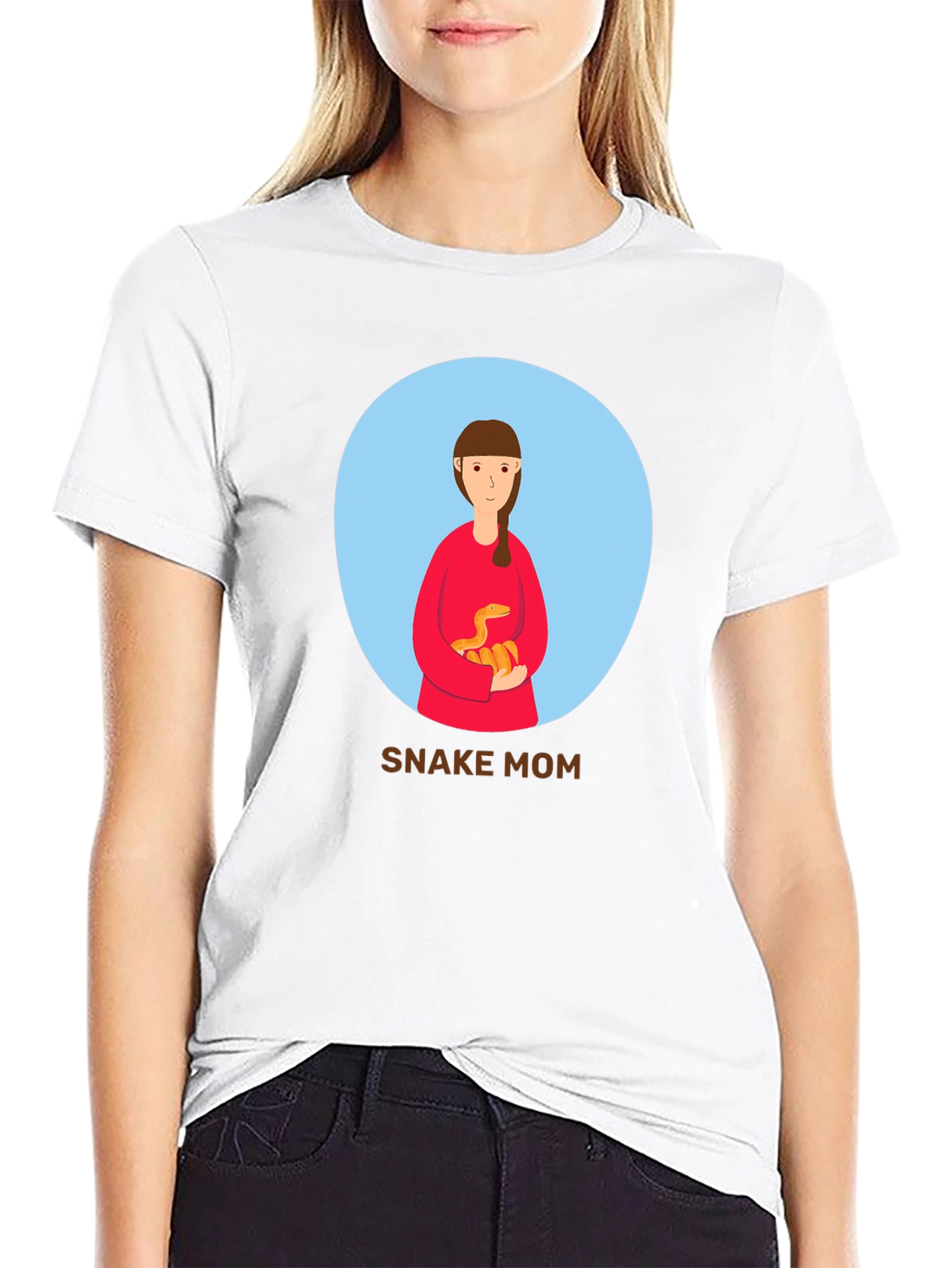 Snake Mom T-Shirt - Unique Graphic Tee