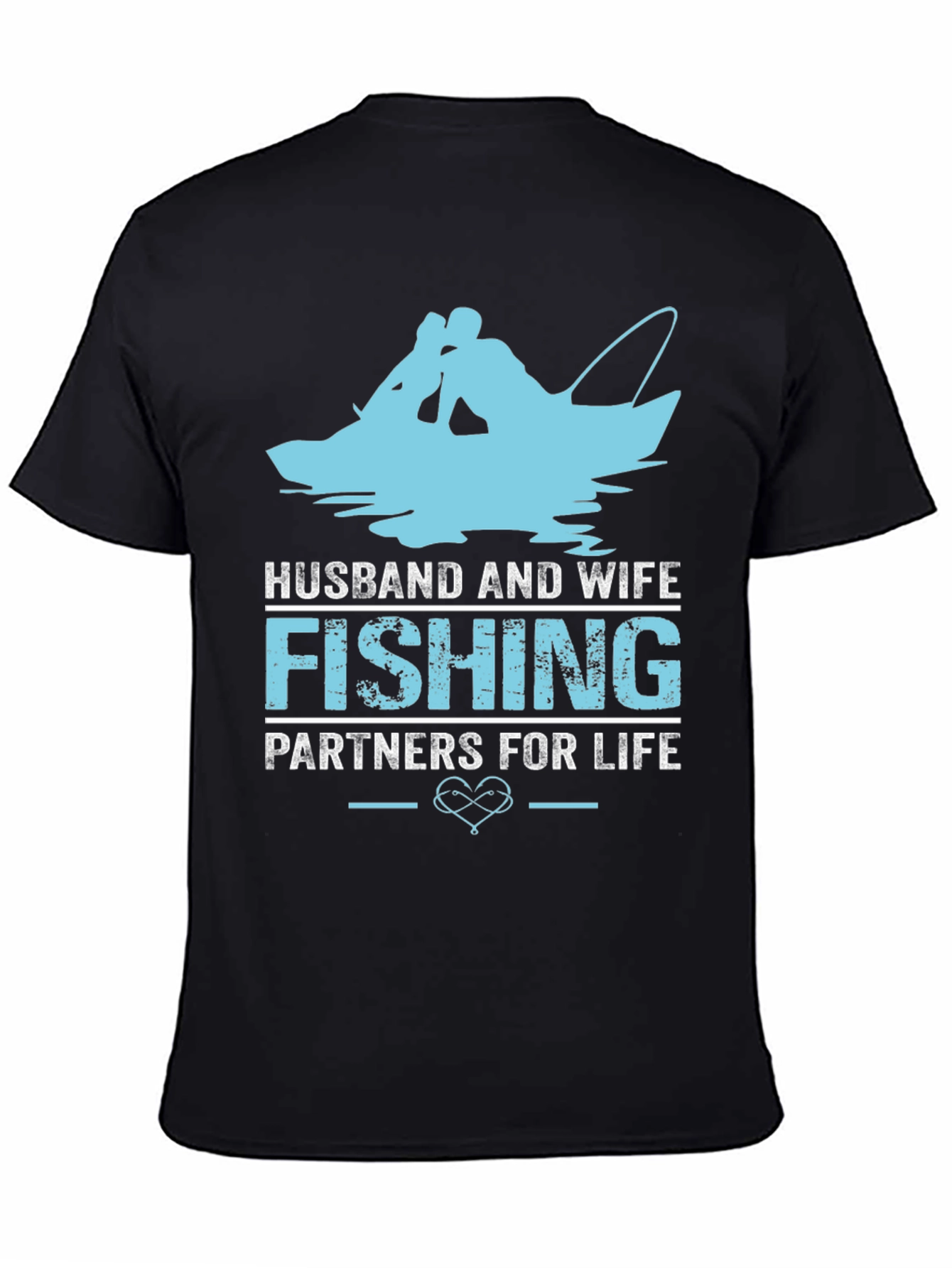 Husband and Wife Fishing Partners T-Shirt