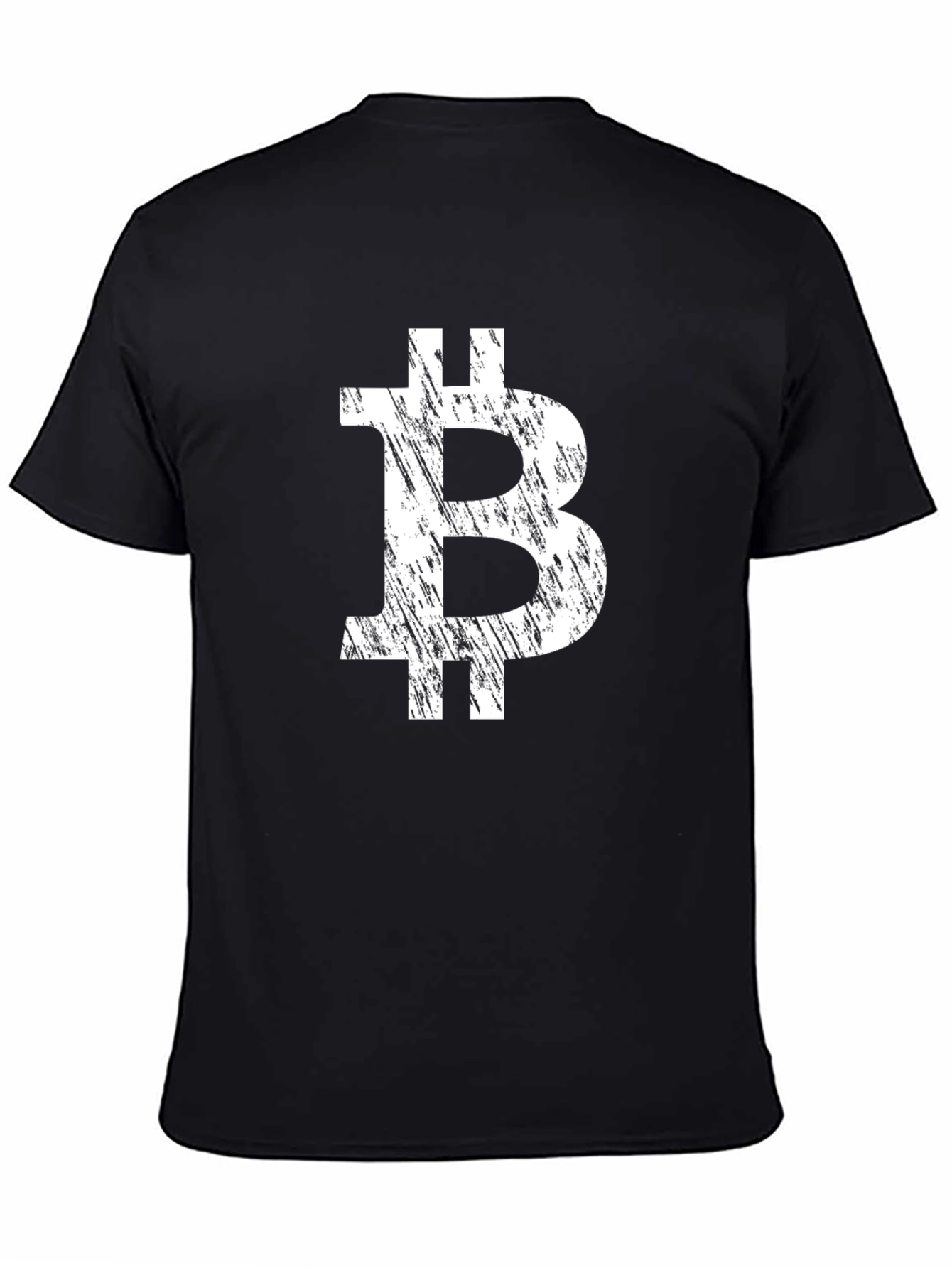 Bitcoin Distressed Logo Tee