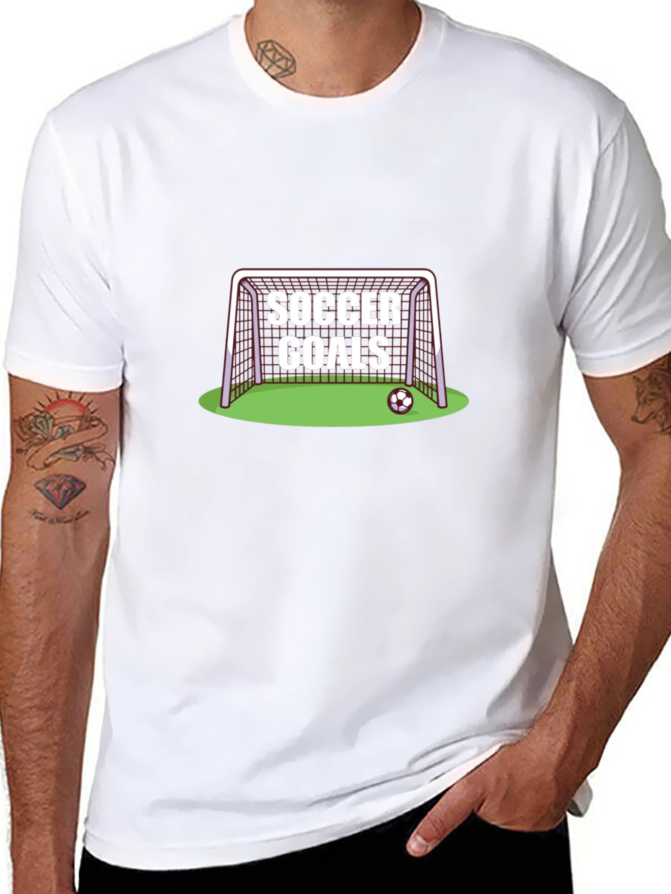Soccer Goals Graphic T-Shirt