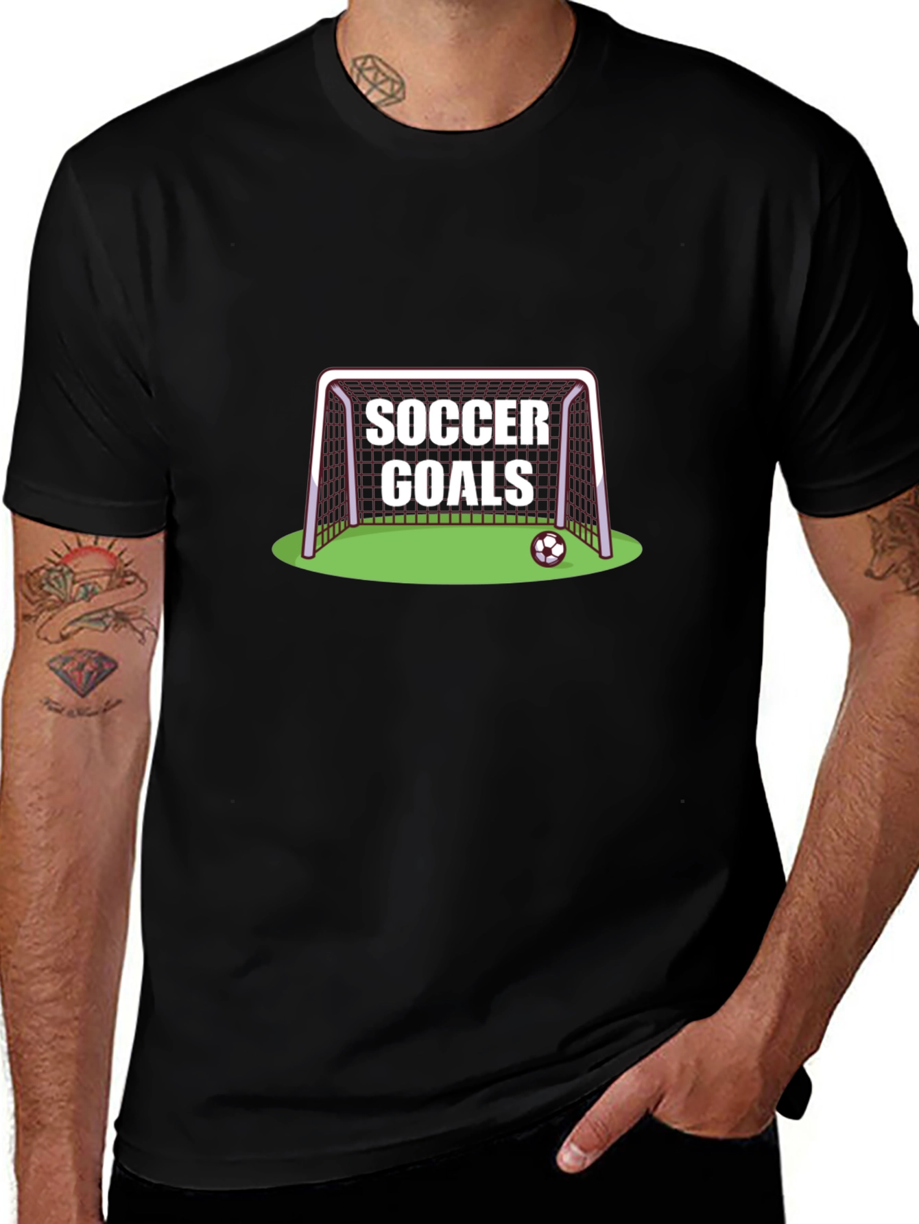 Soccer Goals Graphic T-Shirt
