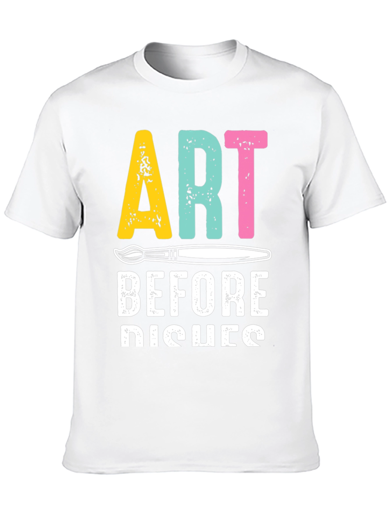 Art Before Dishes Graphic Tee - Artist T-Shirt