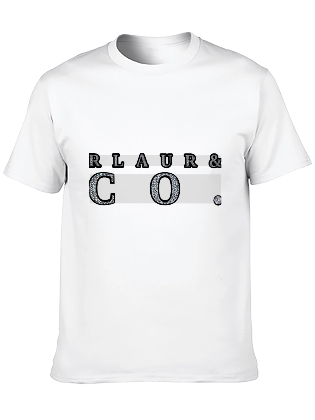 RLAUR & CO. Graphic Print Black T-Shirt