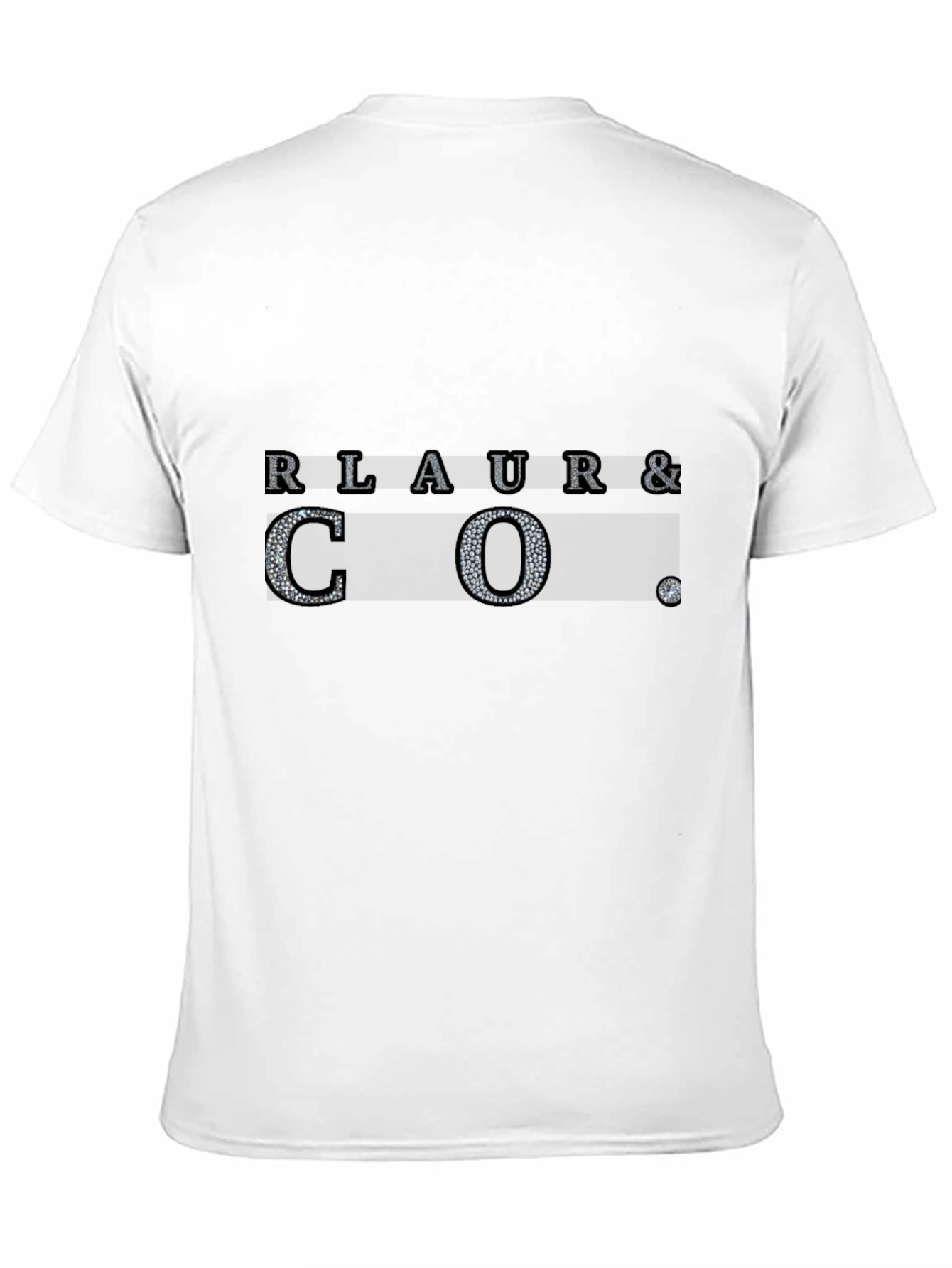 RLAUR & CO. Graphic Print Black T-Shirt