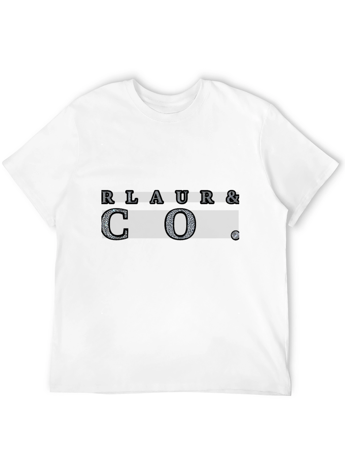 RLAUR & CO. Graphic Print Black T-Shirt