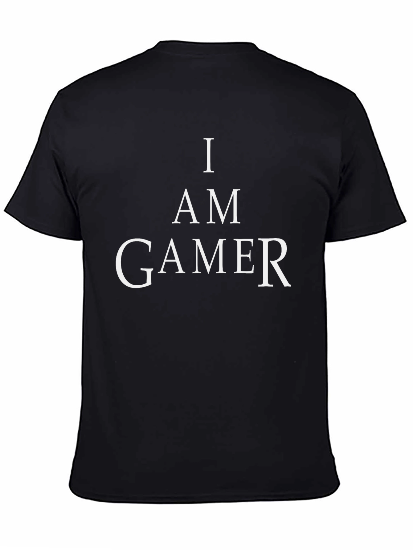 I AM GAMER Black T-Shirt - Gamer Apparel