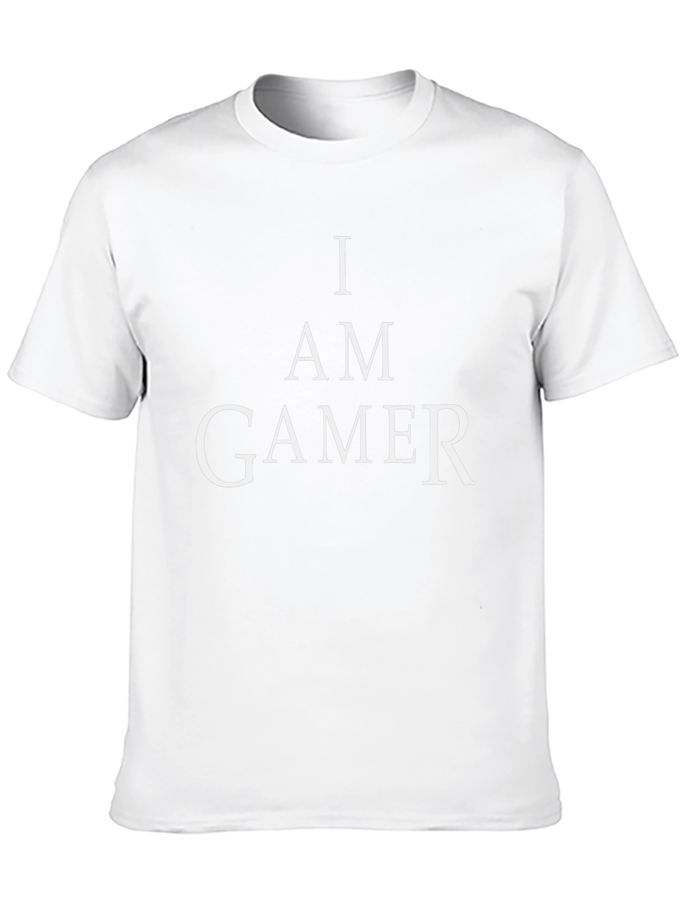 I AM GAMER Black T-Shirt - Gamer Apparel