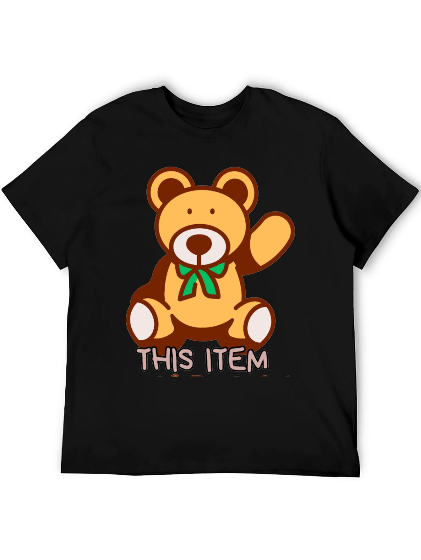 Cute Teddy Bear Graphic T-Shirt - Soft Cotton Blend