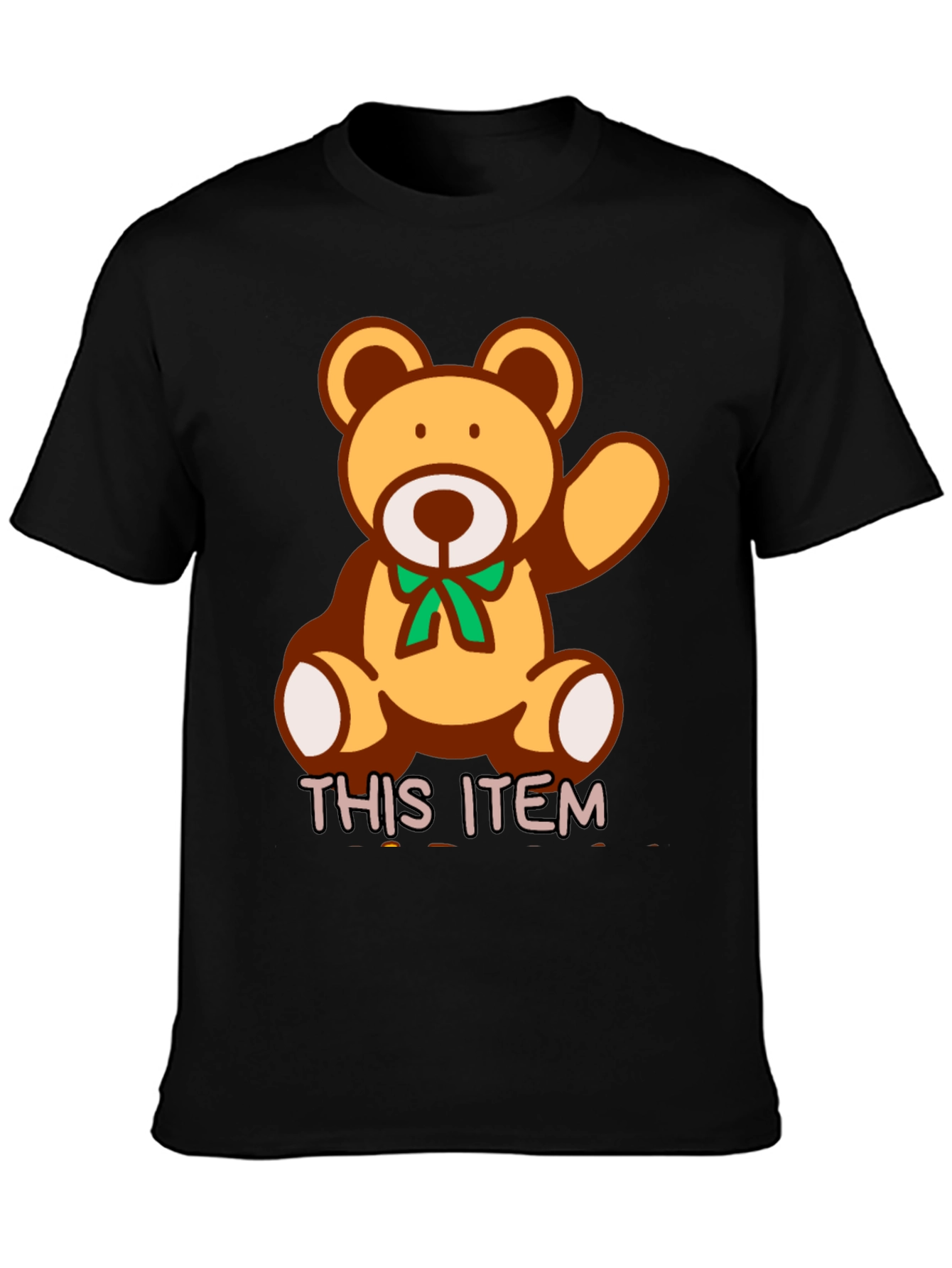 Cute Teddy Bear Graphic T-Shirt - Soft Cotton Blend