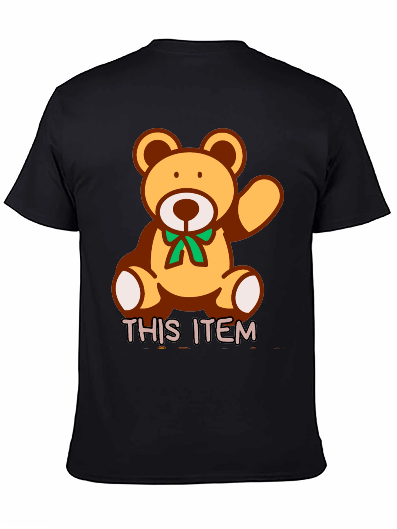 Cute Teddy Bear Graphic T-Shirt - Soft Cotton Blend