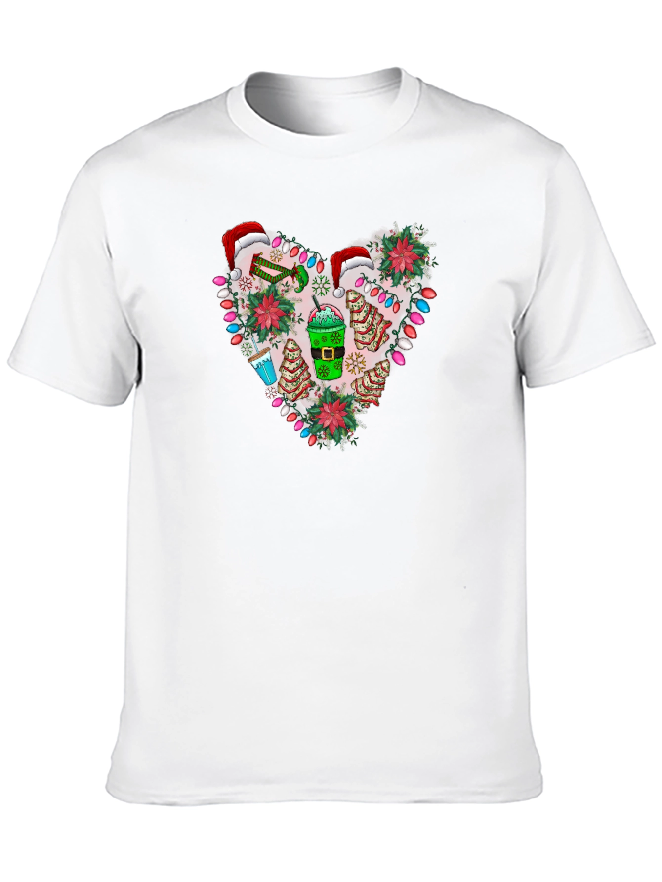 Festive Holiday Heart T-Shirt