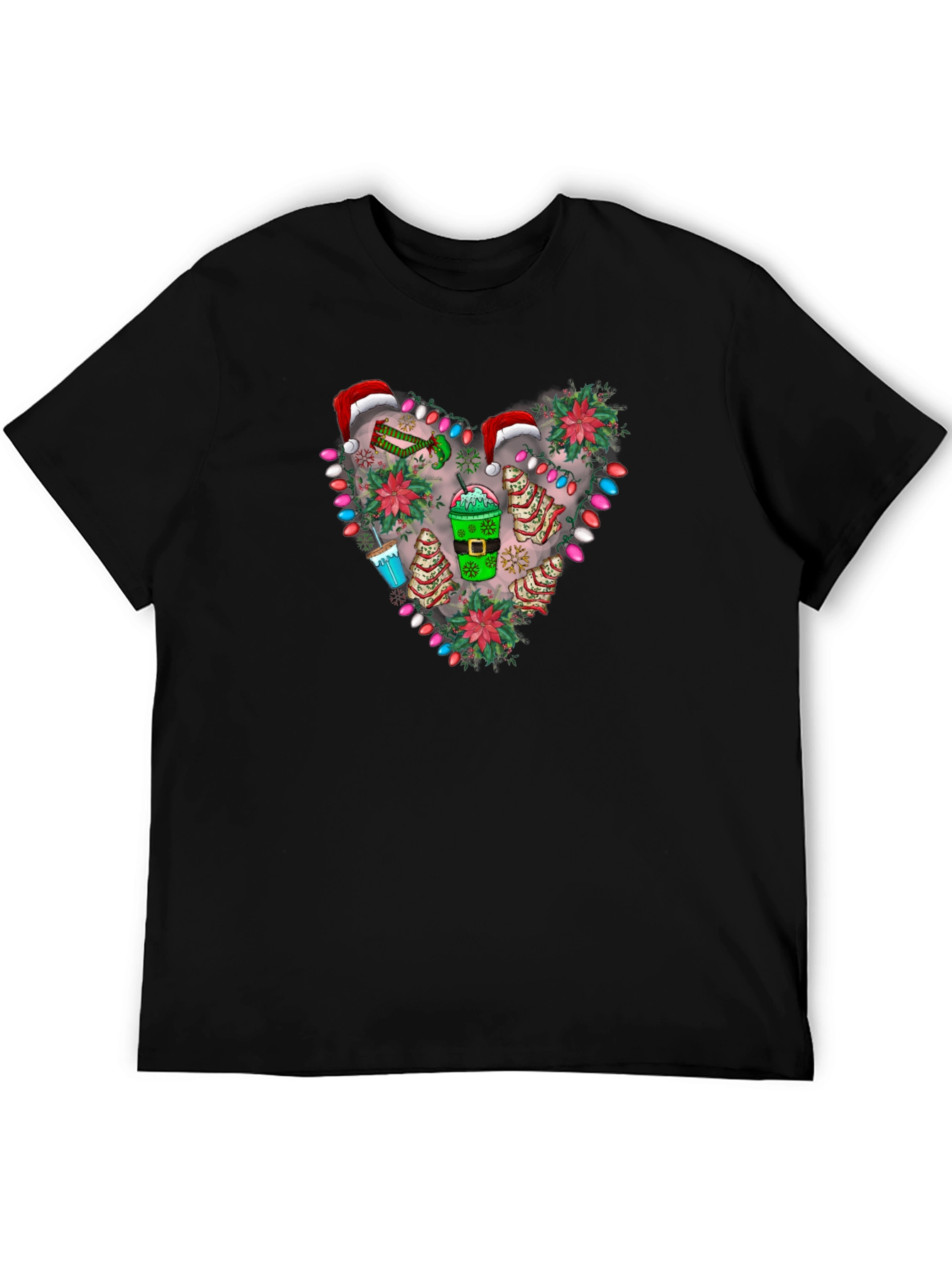 Festive Holiday Heart T-Shirt