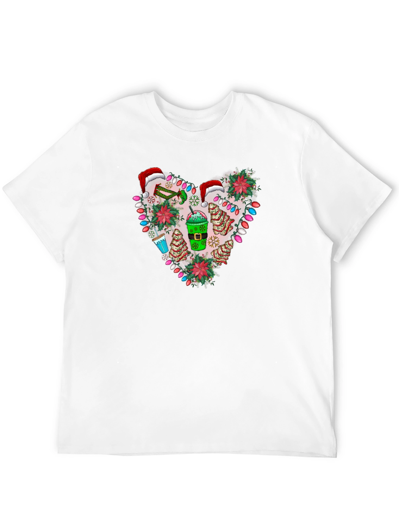Festive Holiday Heart T-Shirt