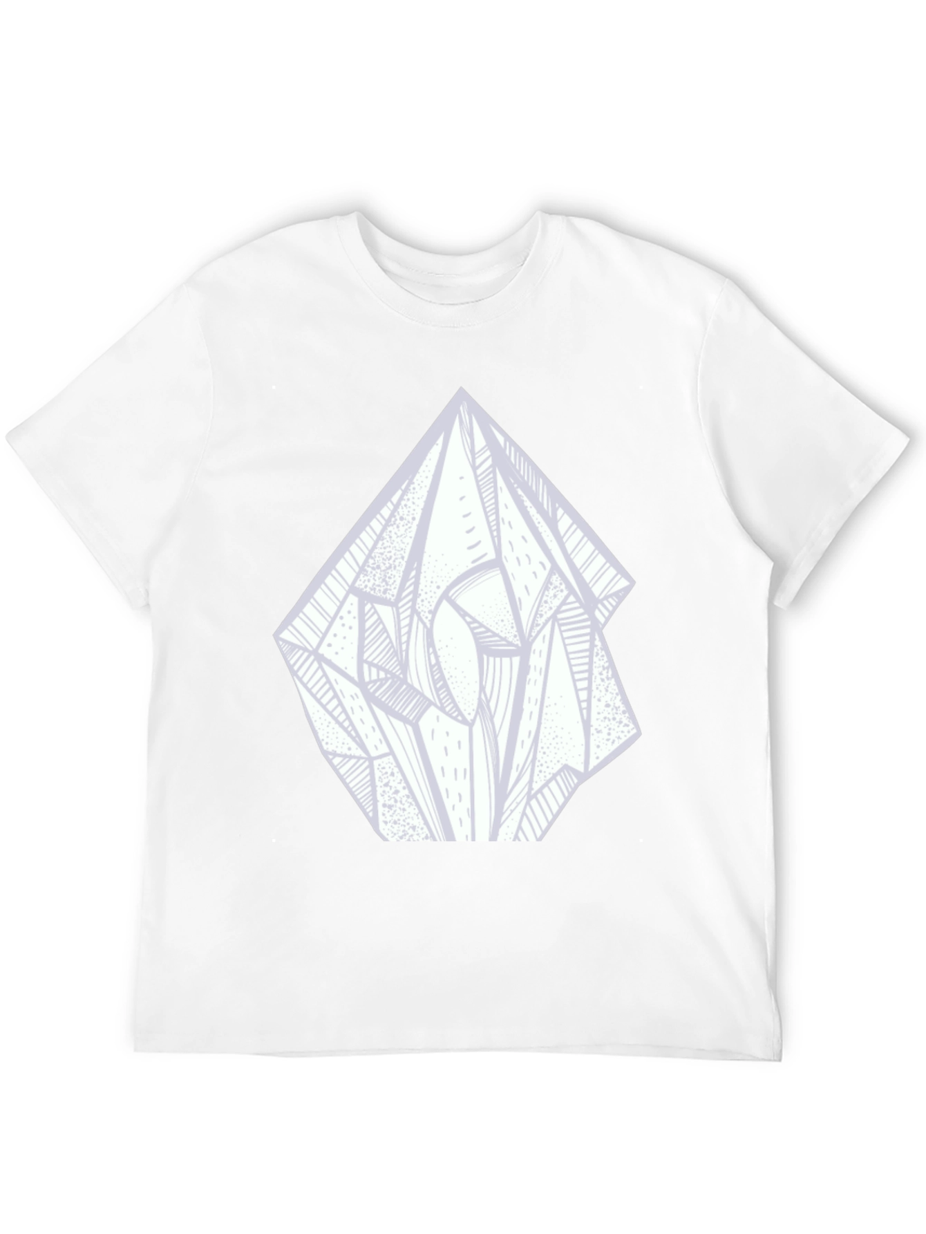 Abstract Crystal Graphic Tee - Black