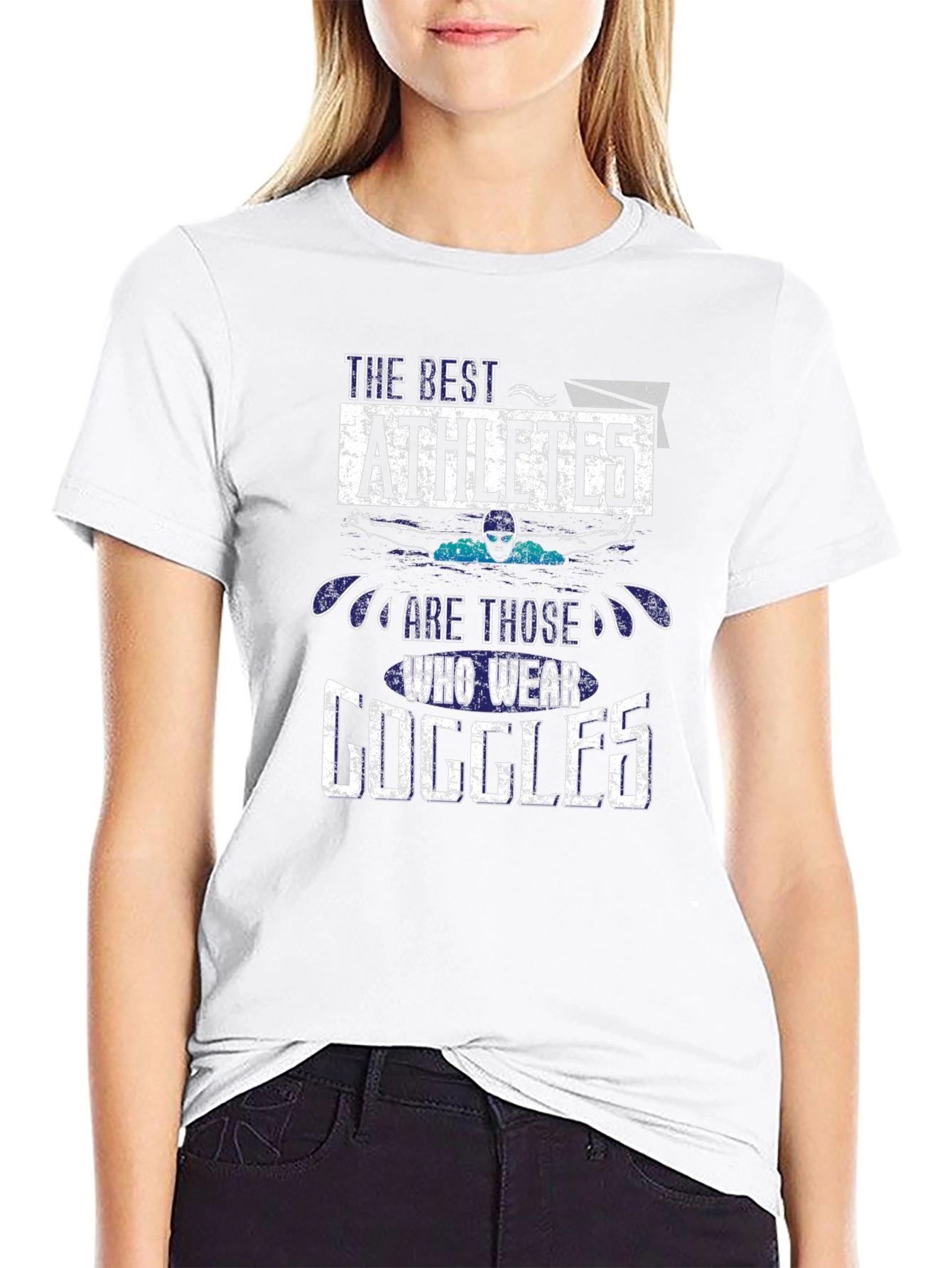 Athlete Goggles T-Shirt: The Best Wear Goggles