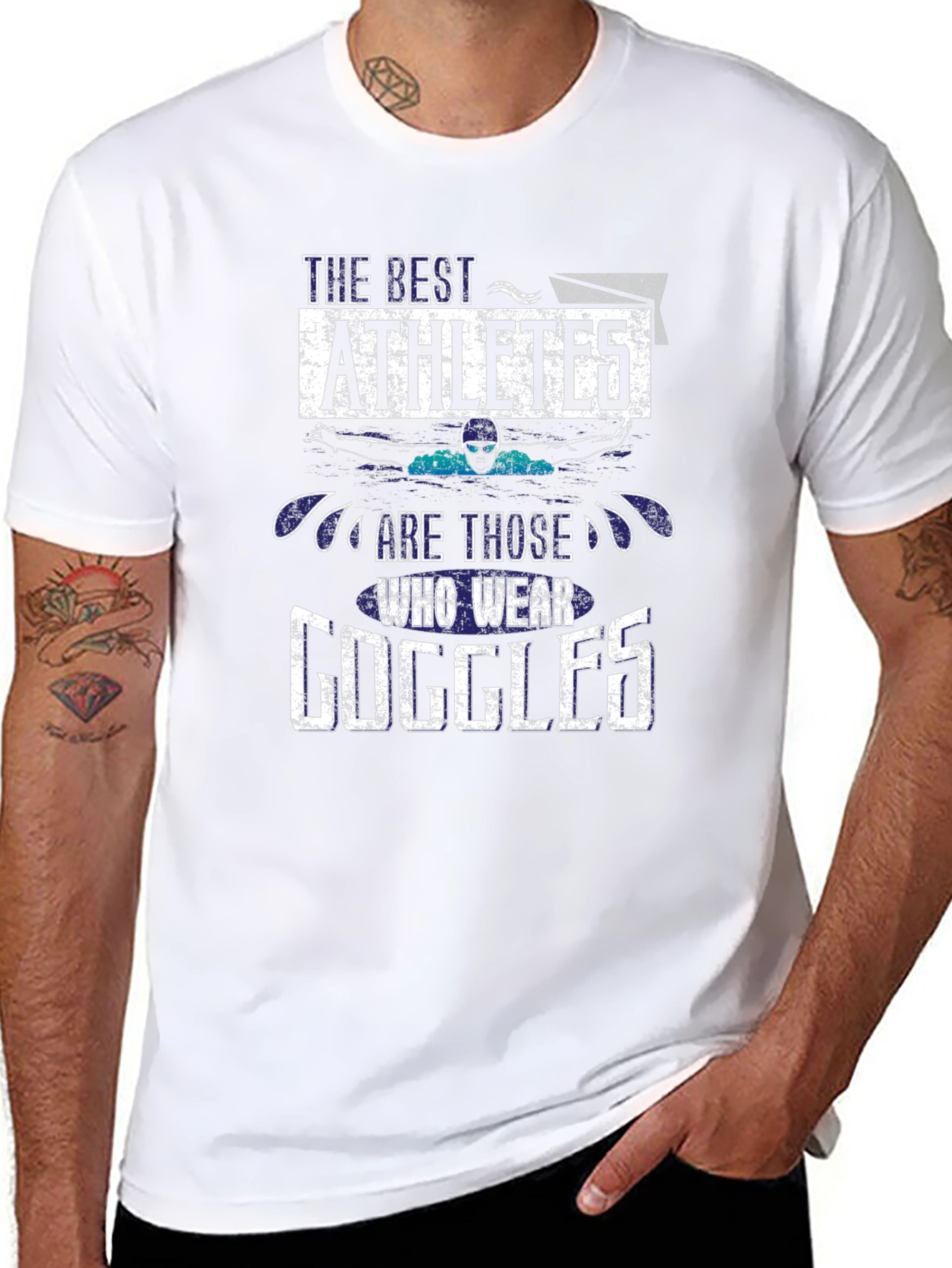 Athlete Goggles T-Shirt: The Best Wear Goggles