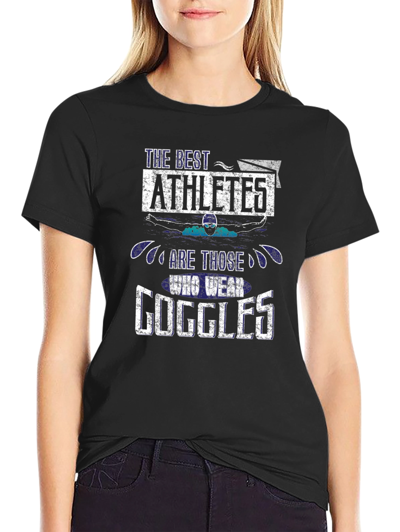 Athlete Goggles T-Shirt: The Best Wear Goggles