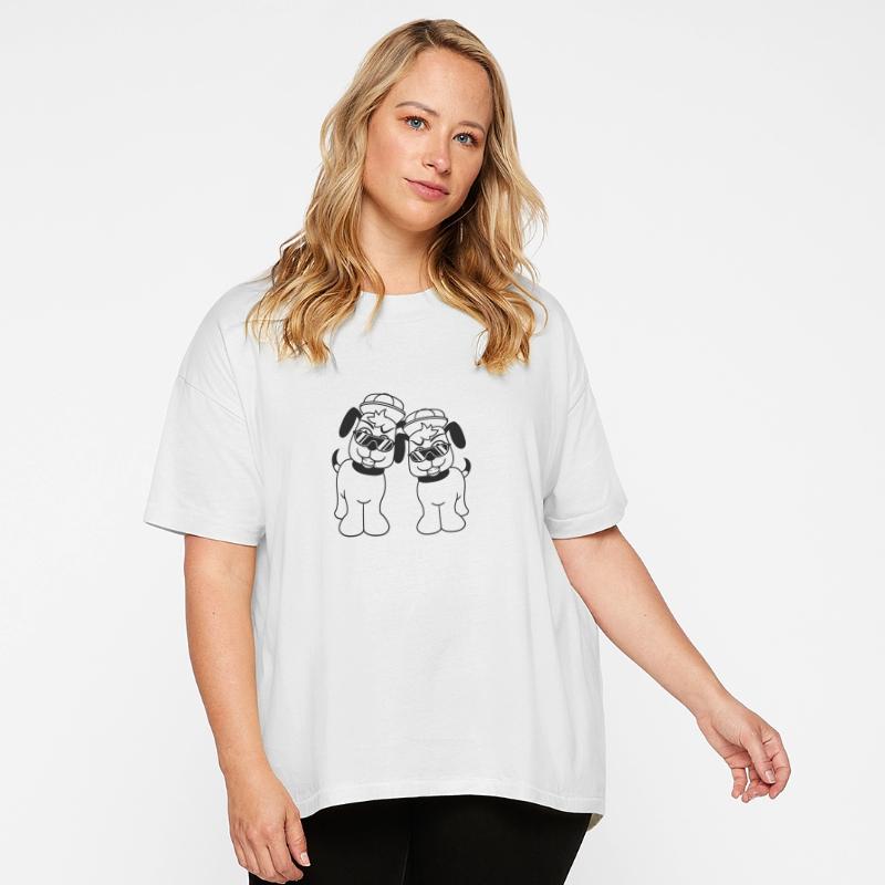 2 DJ Dogs Sunglasses Teenager Cap Cappy Team Crew