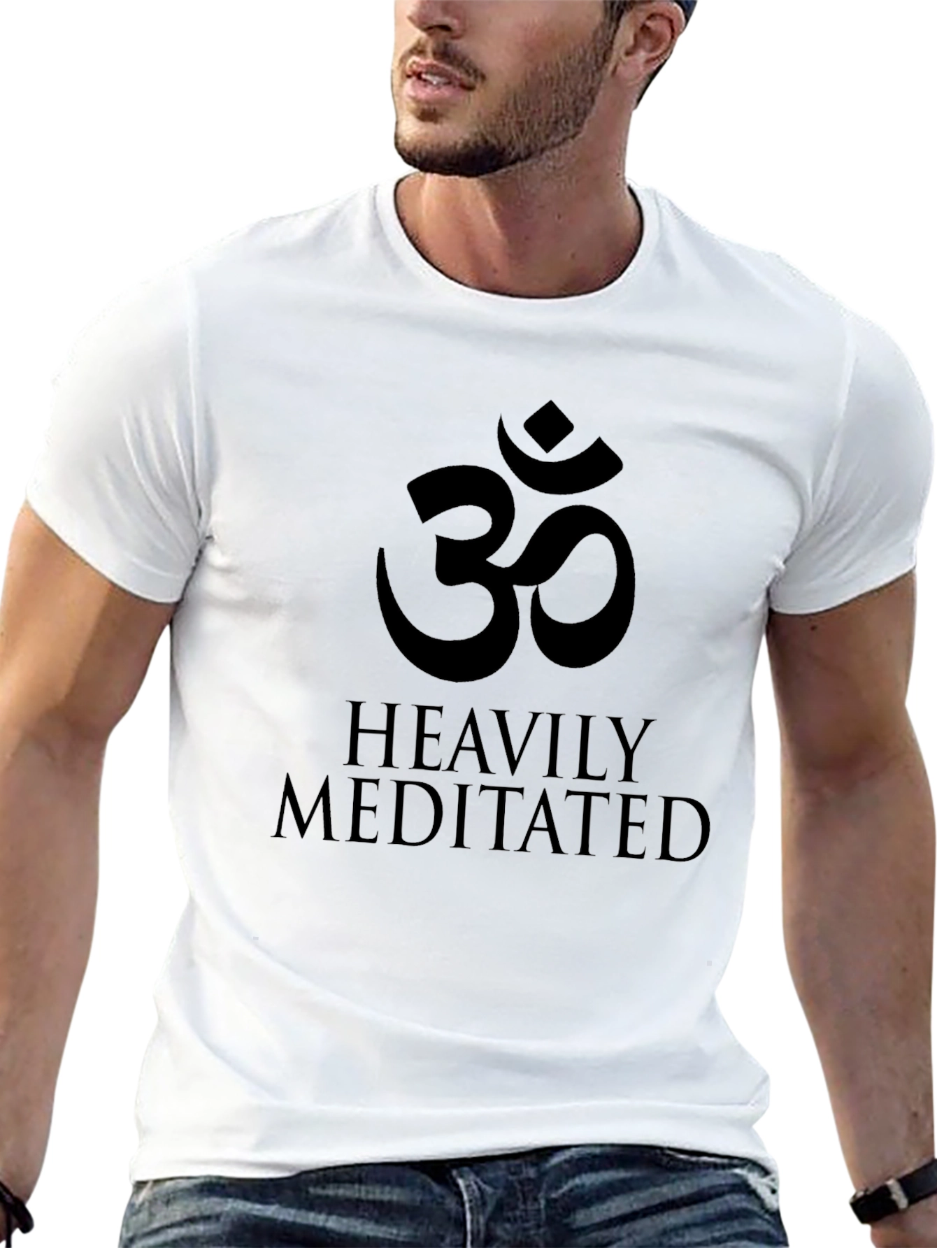 Heavily Meditated Black T-Shirt