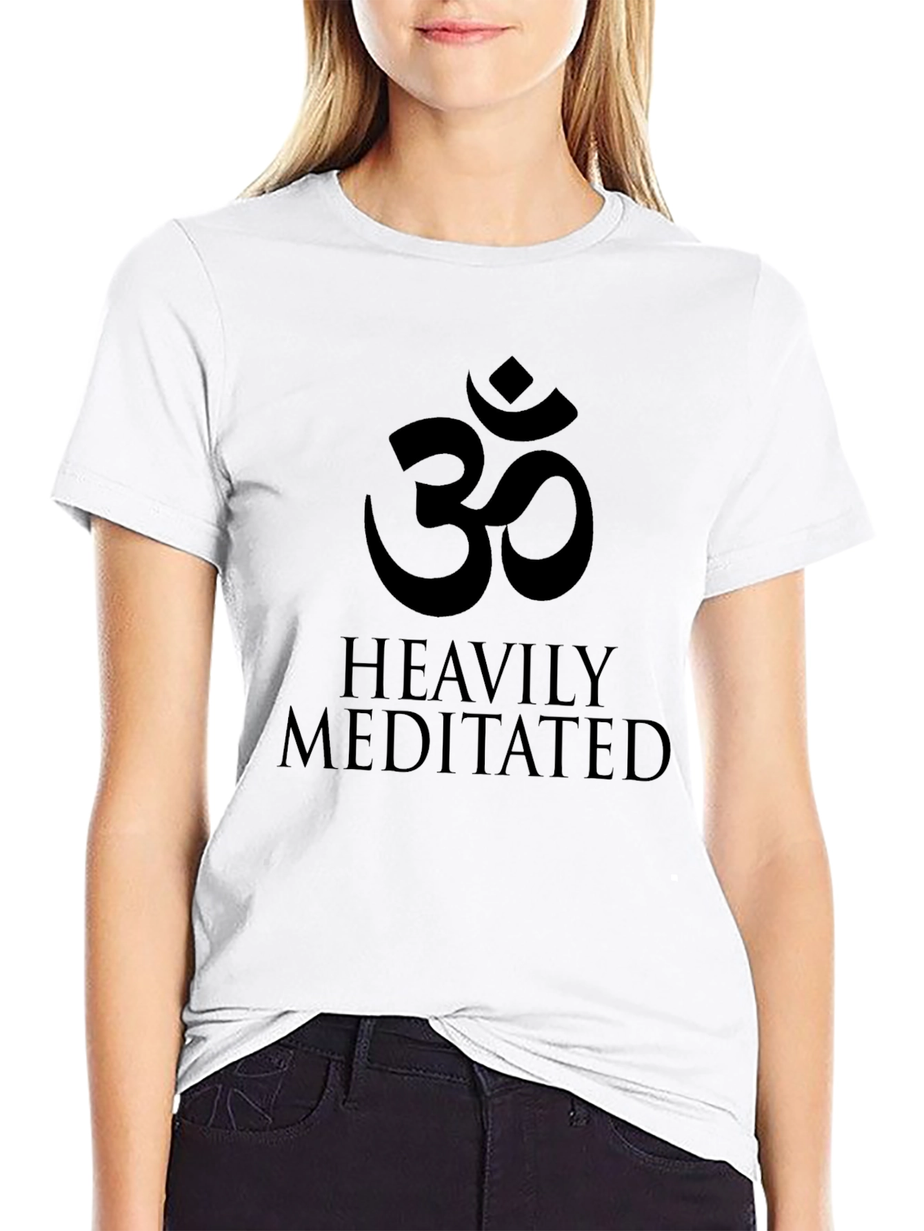 Heavily Meditated Black T-Shirt