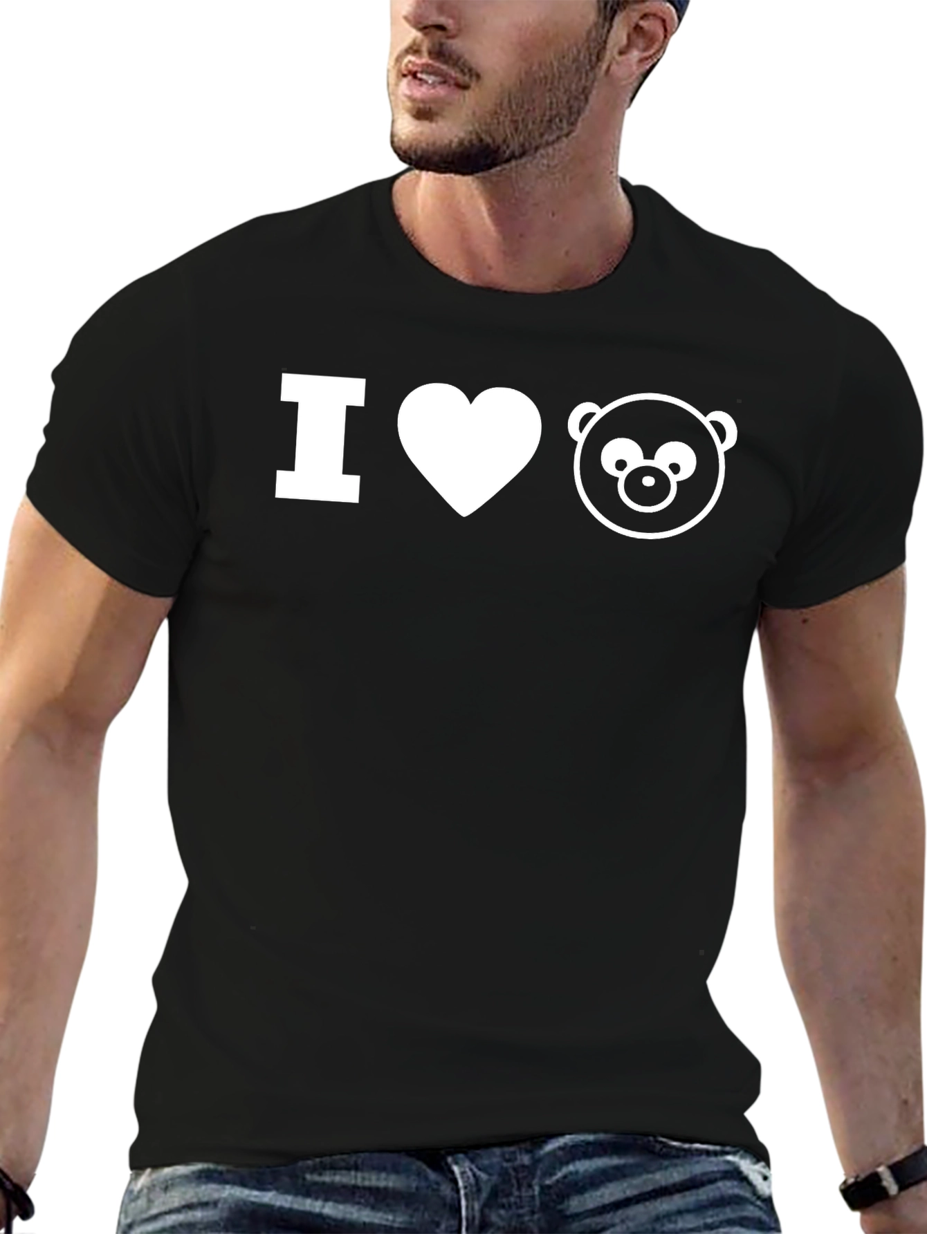 I Heart Bear T-Shirt - Stylish Graphic Tee