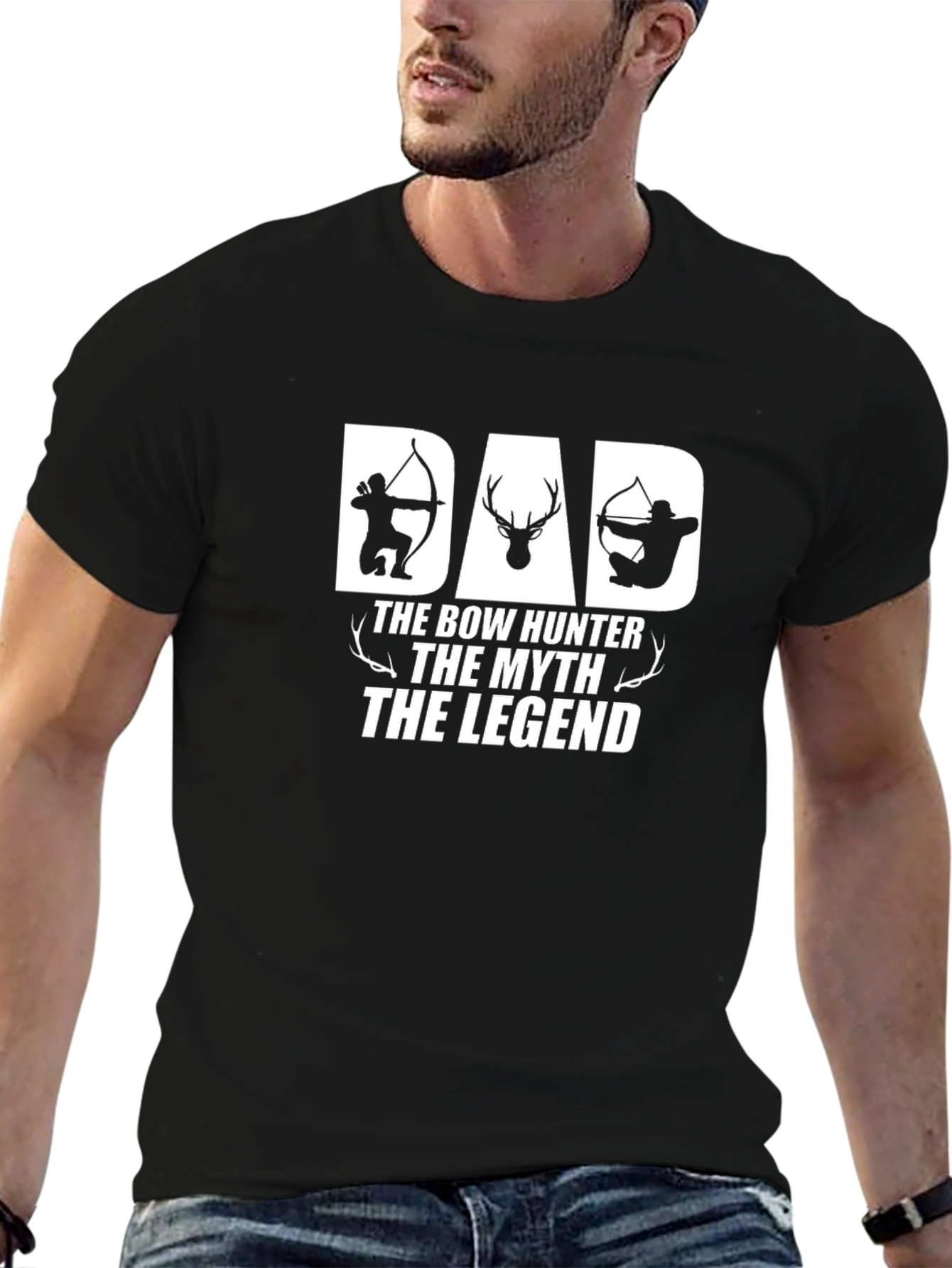 Dad Bow Hunter T-Shirt - The Myth The Legend