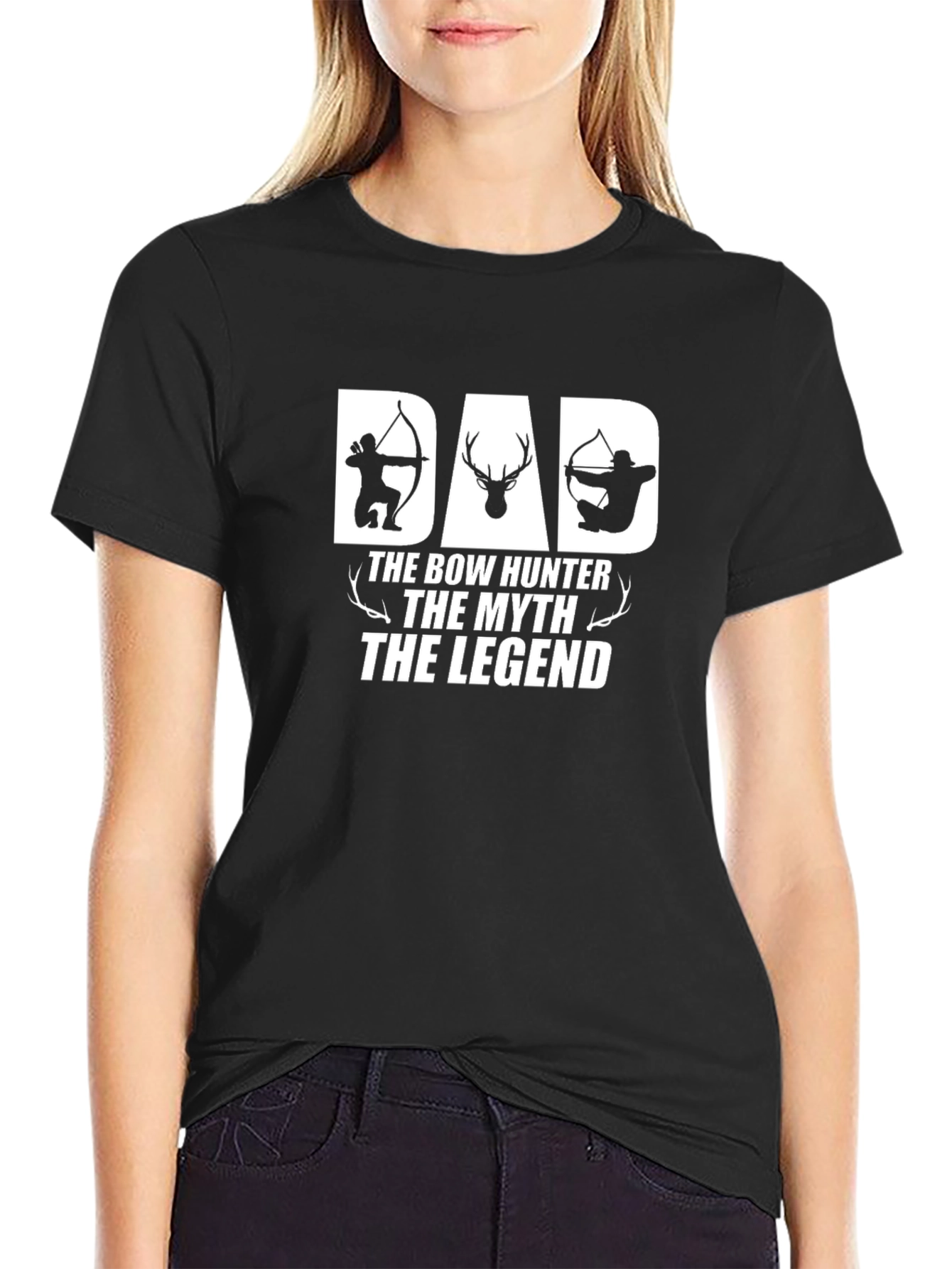 Dad Bow Hunter T-Shirt - The Myth The Legend