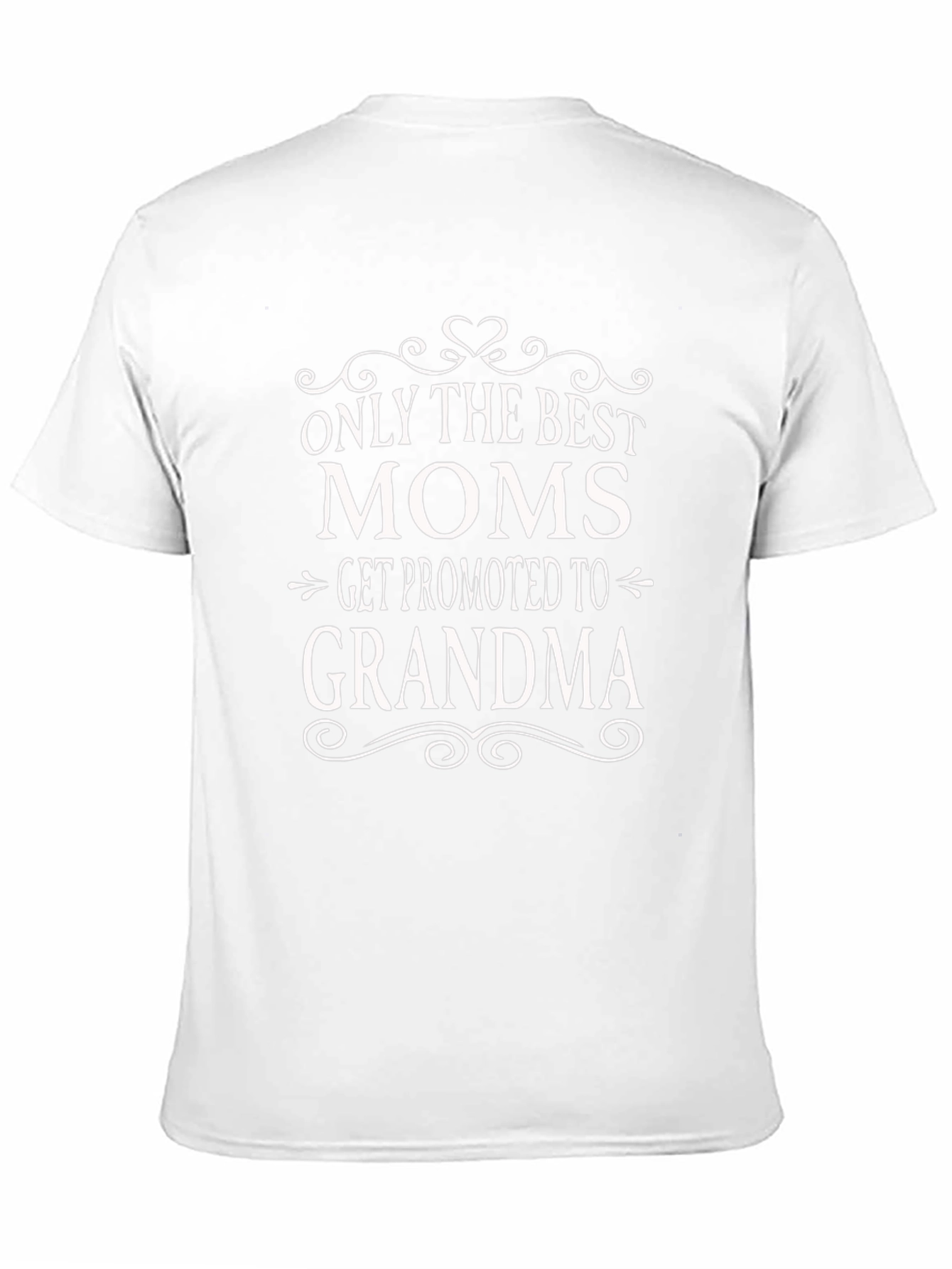Best Moms Get Promoted to Grandma Black Tee