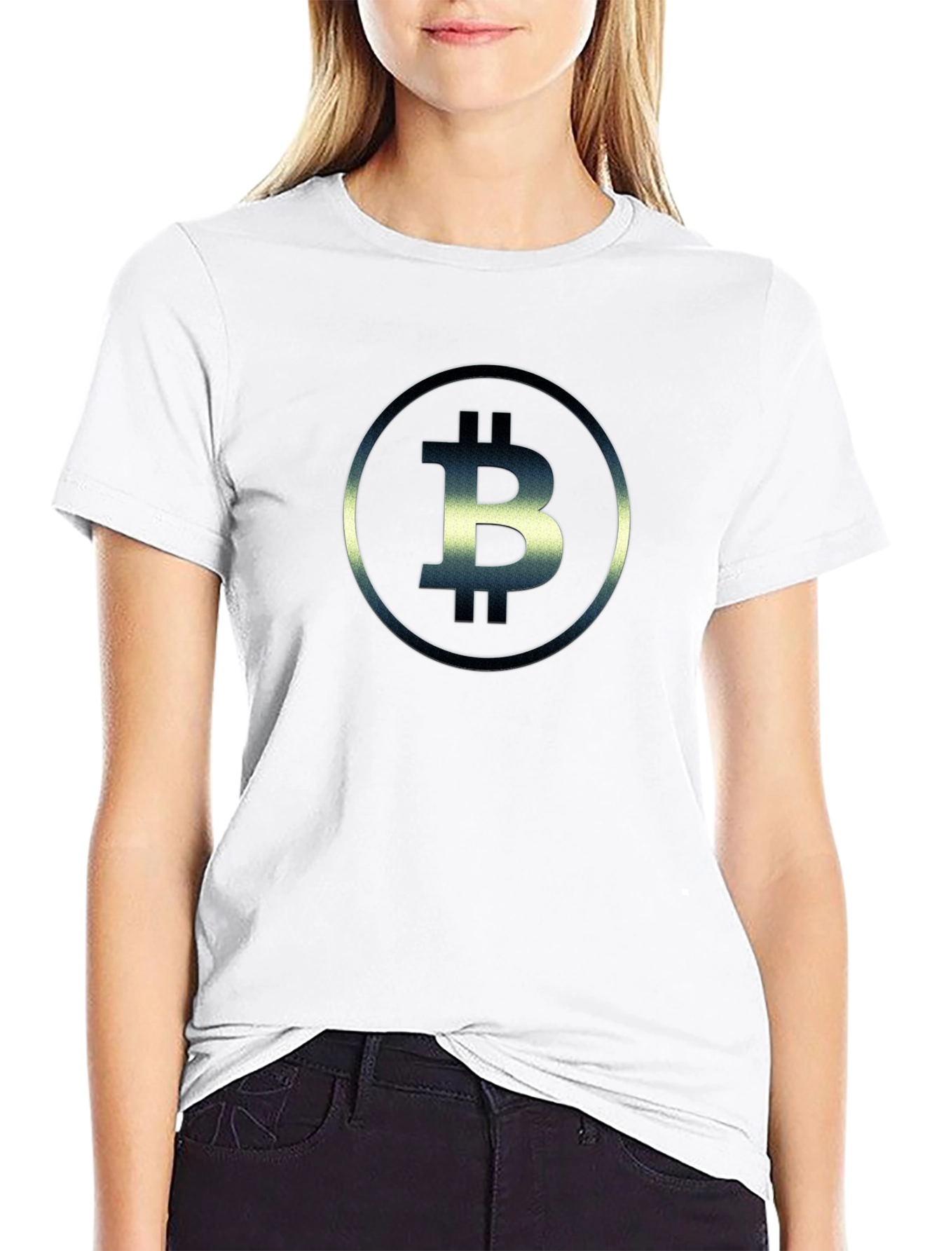 Bitcoin Logo Graphic T-Shirt - Crypto Currency Tee