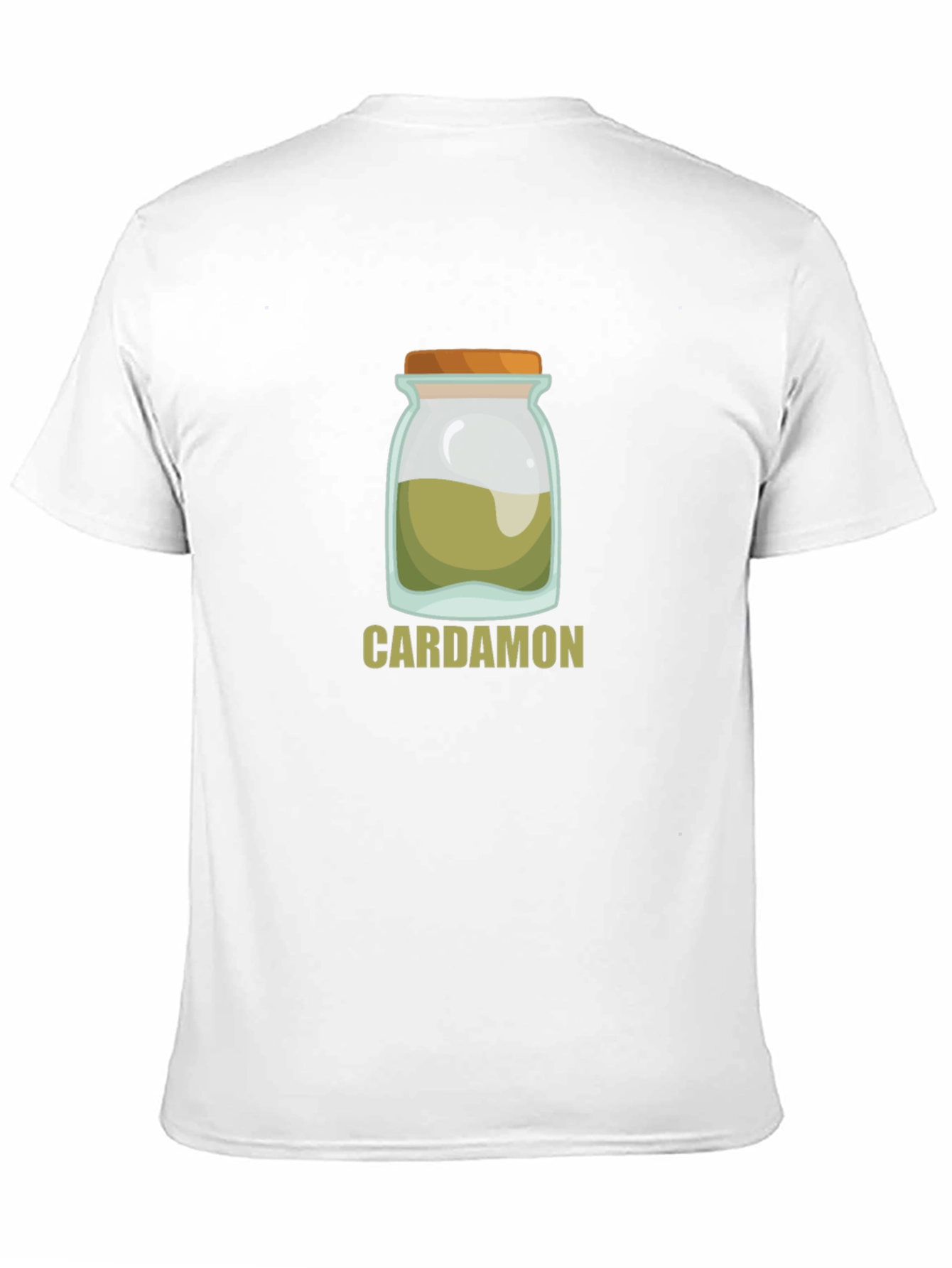 Cardamom Spice Jar Graphic T-Shirt - Unique Foodie Tee