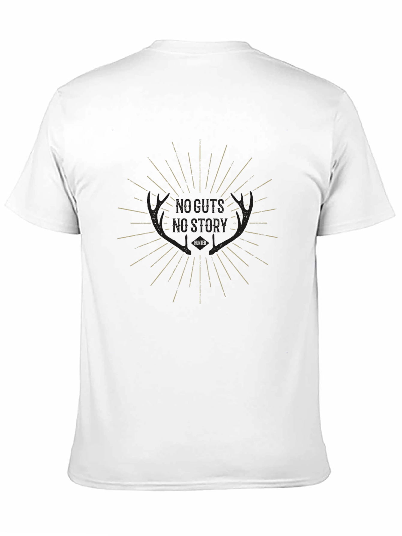 Hunted Graphic Tee: No Guts No Story