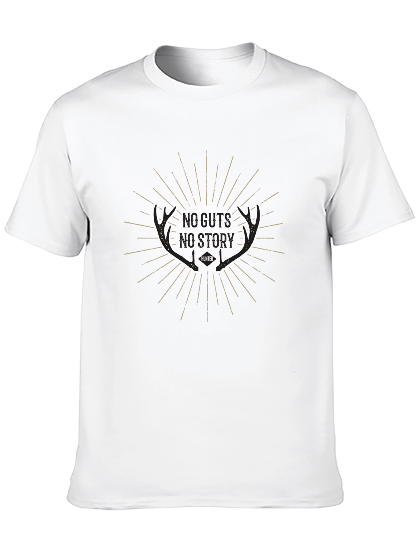 Hunted Graphic Tee: No Guts No Story