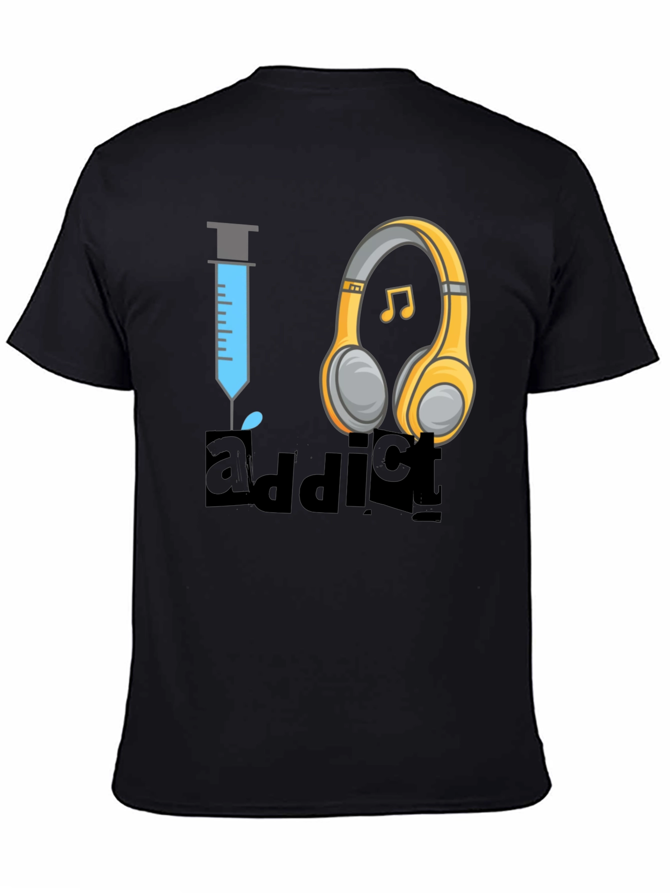 Music Addict T-Shirt - Novelty Graphic Tee