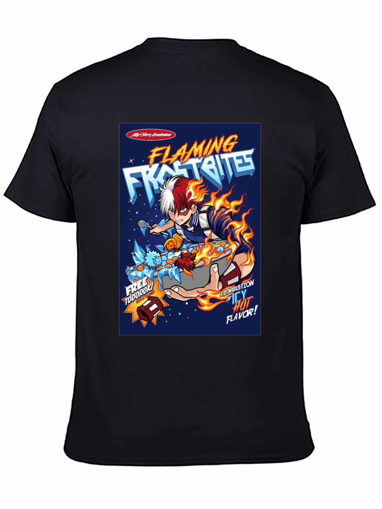Flaming Frost Bites My Hero Academia Anime T-Shirt