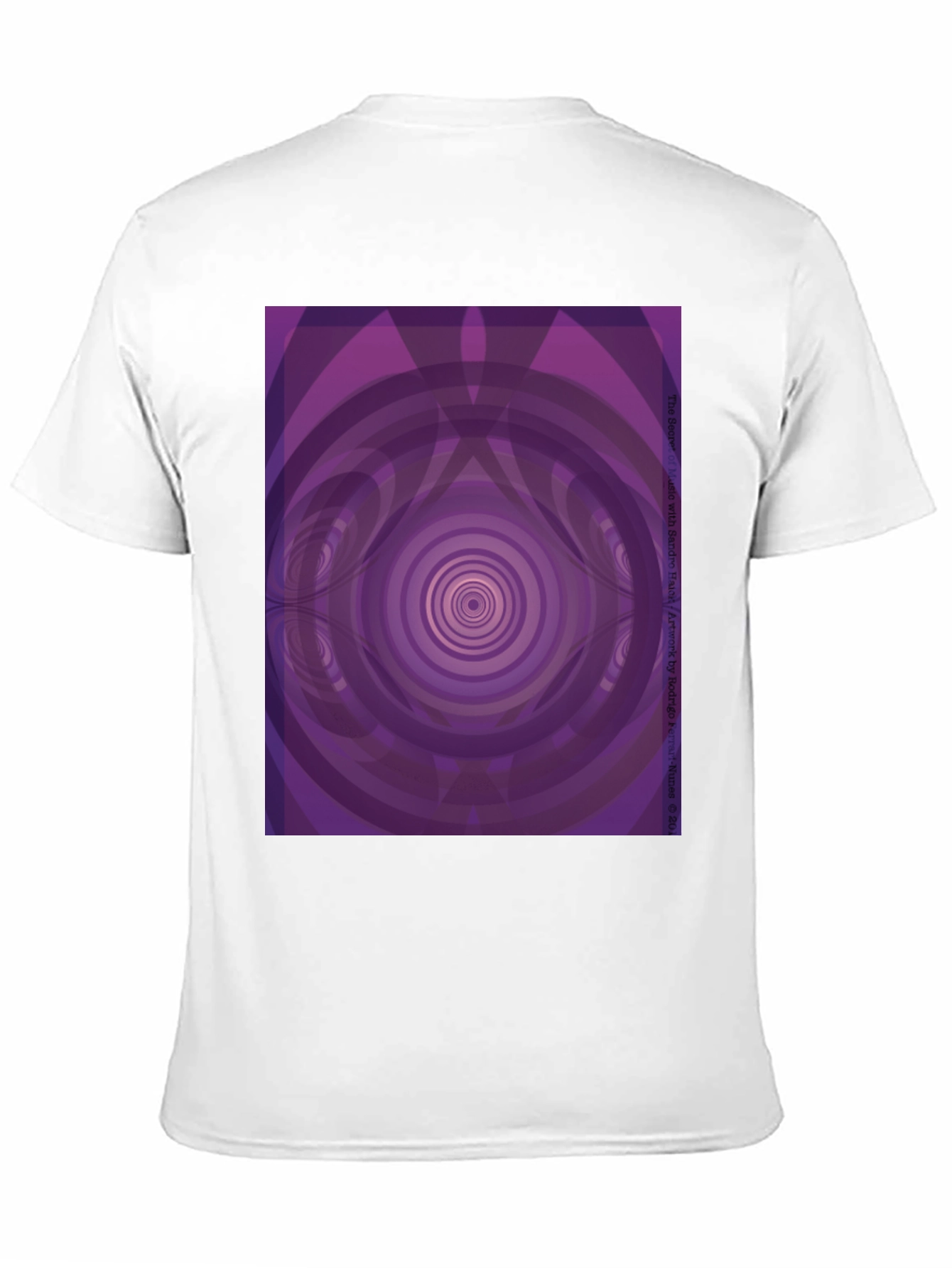 Hypnotic Purple Vortex Graphic Tee
