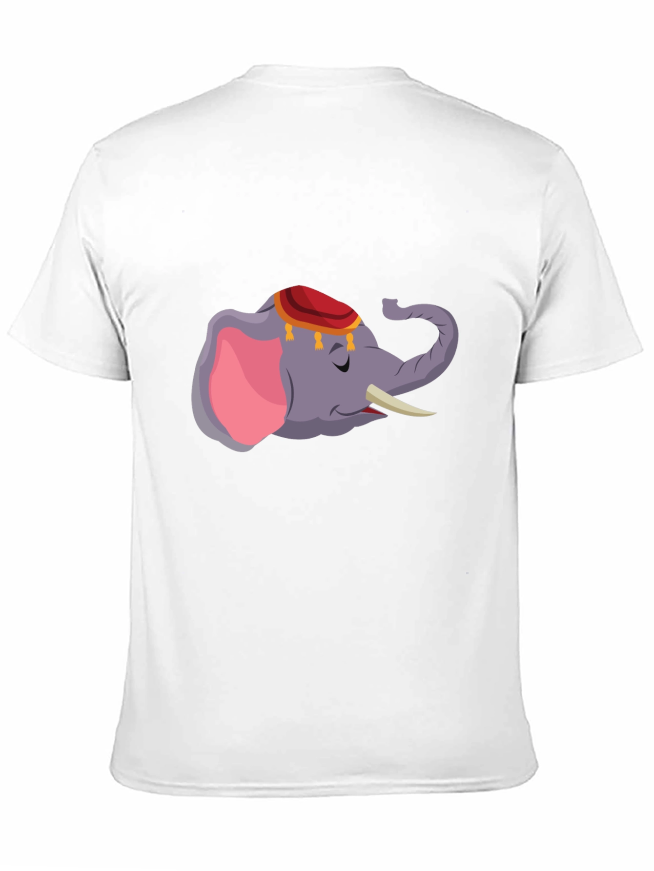 Elephant Graphic Tee - Black Cotton Comfort