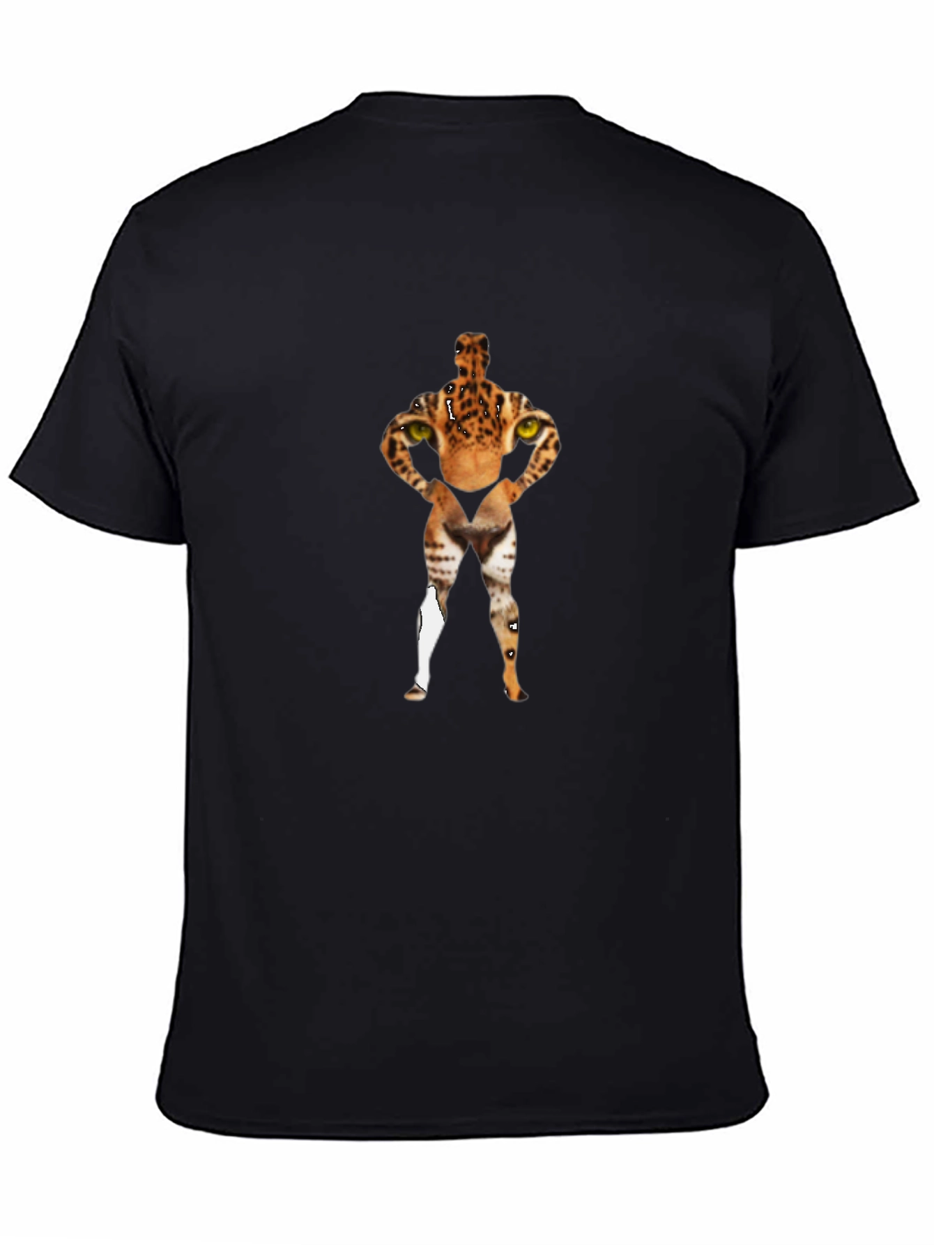Animal Print Novelty Graphic Tee - Quirky Fashion
