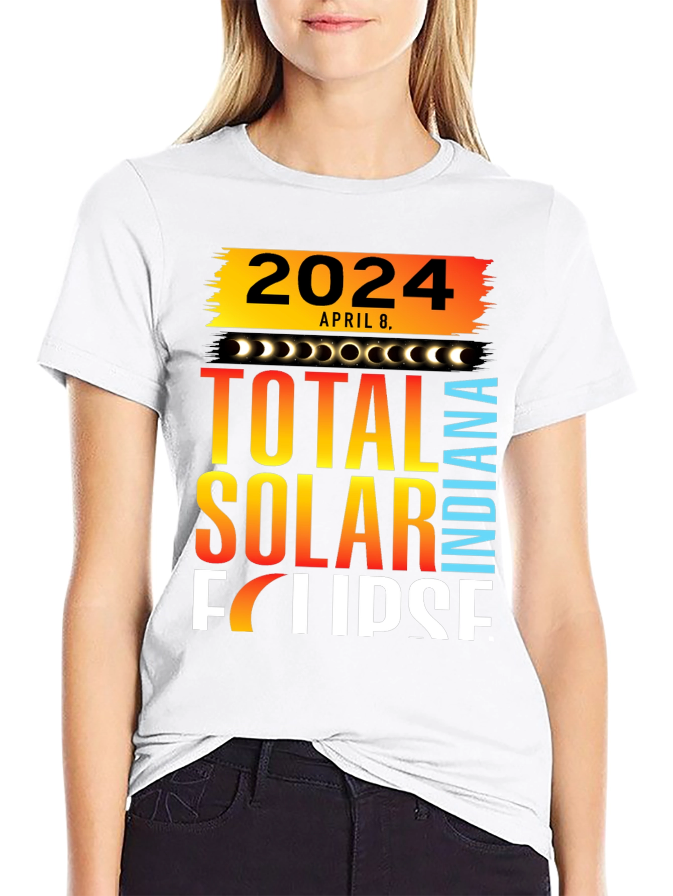 2024 Indiana Total Solar Eclipse T-Shirt