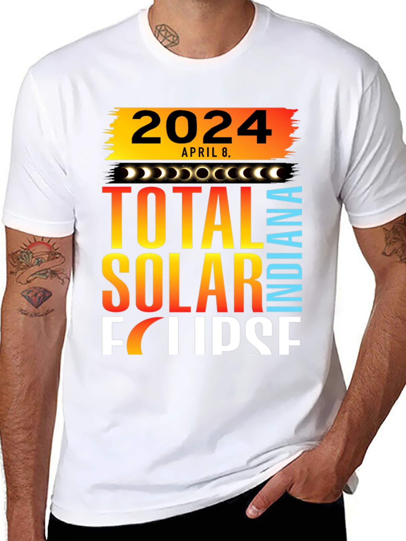 2024 Indiana Total Solar Eclipse T-Shirt
