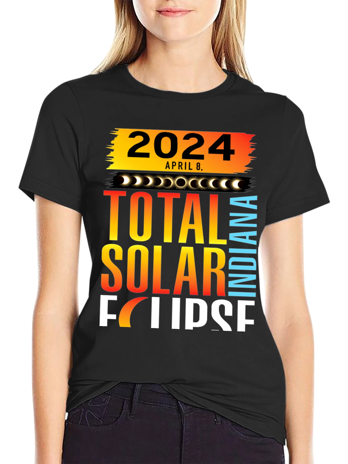 2024 Indiana Total Solar Eclipse T-Shirt