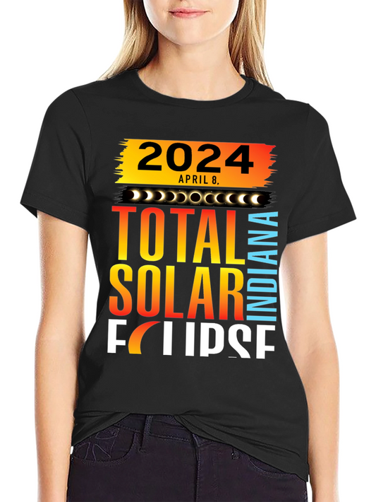 2024 Indiana Total Solar Eclipse T-Shirt