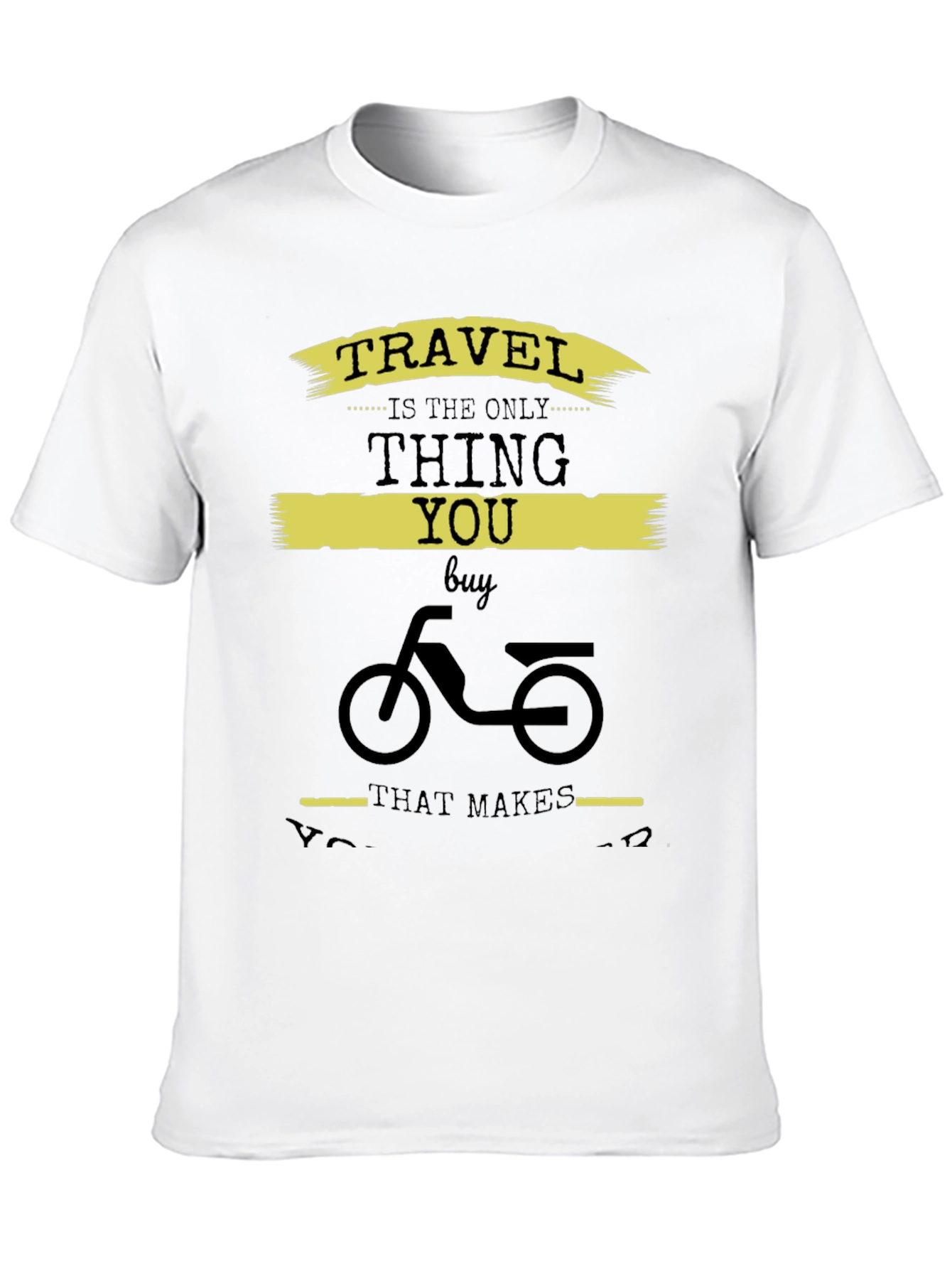 Travel Themed Graphic Print T-Shirt