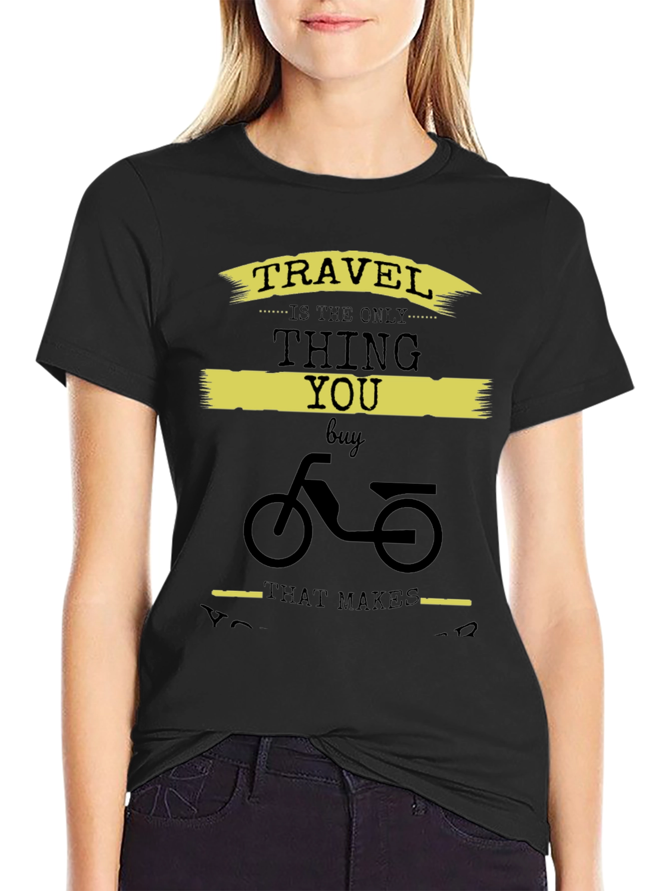 Travel Themed Graphic Print T-Shirt
