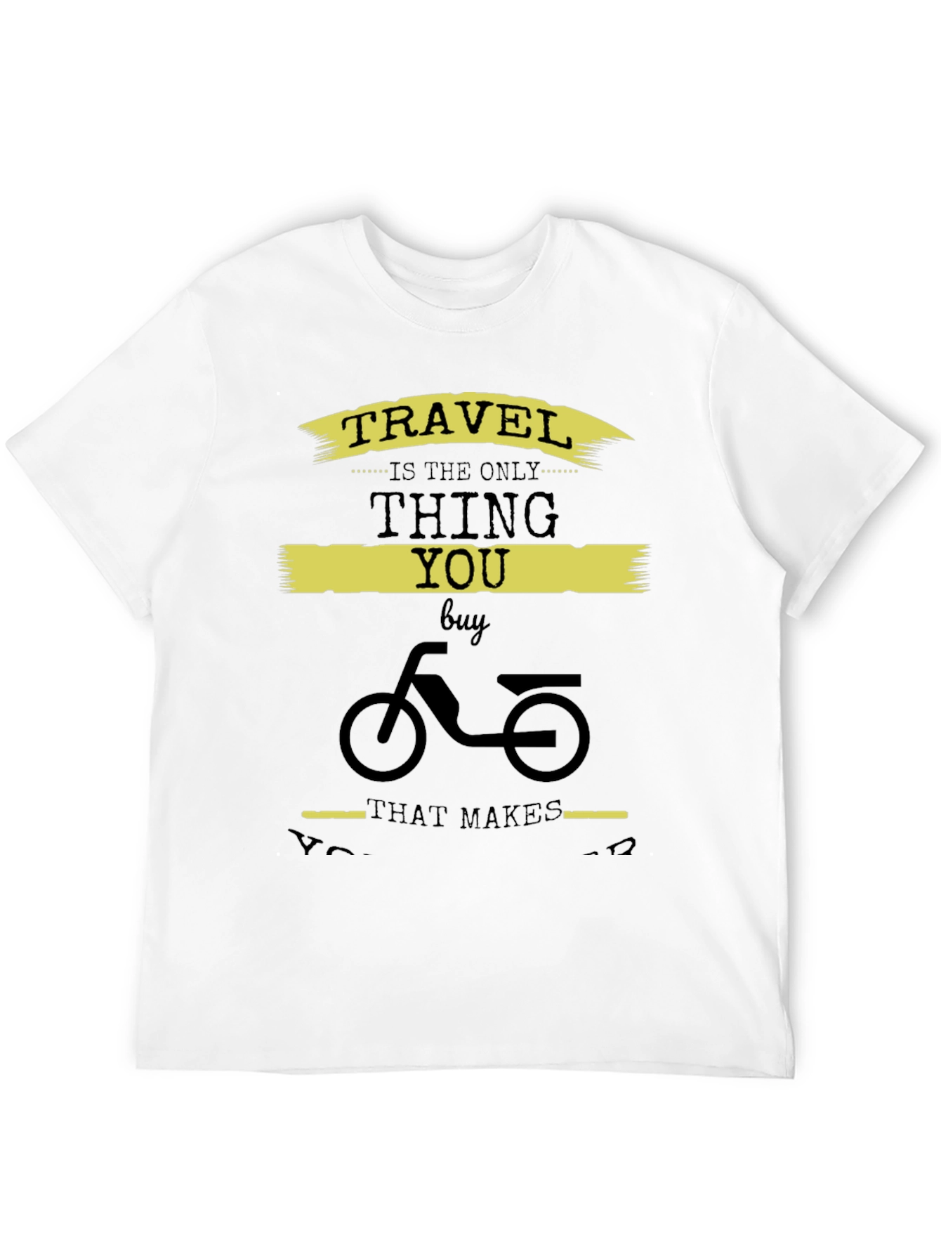 Travel Themed Graphic Print T-Shirt