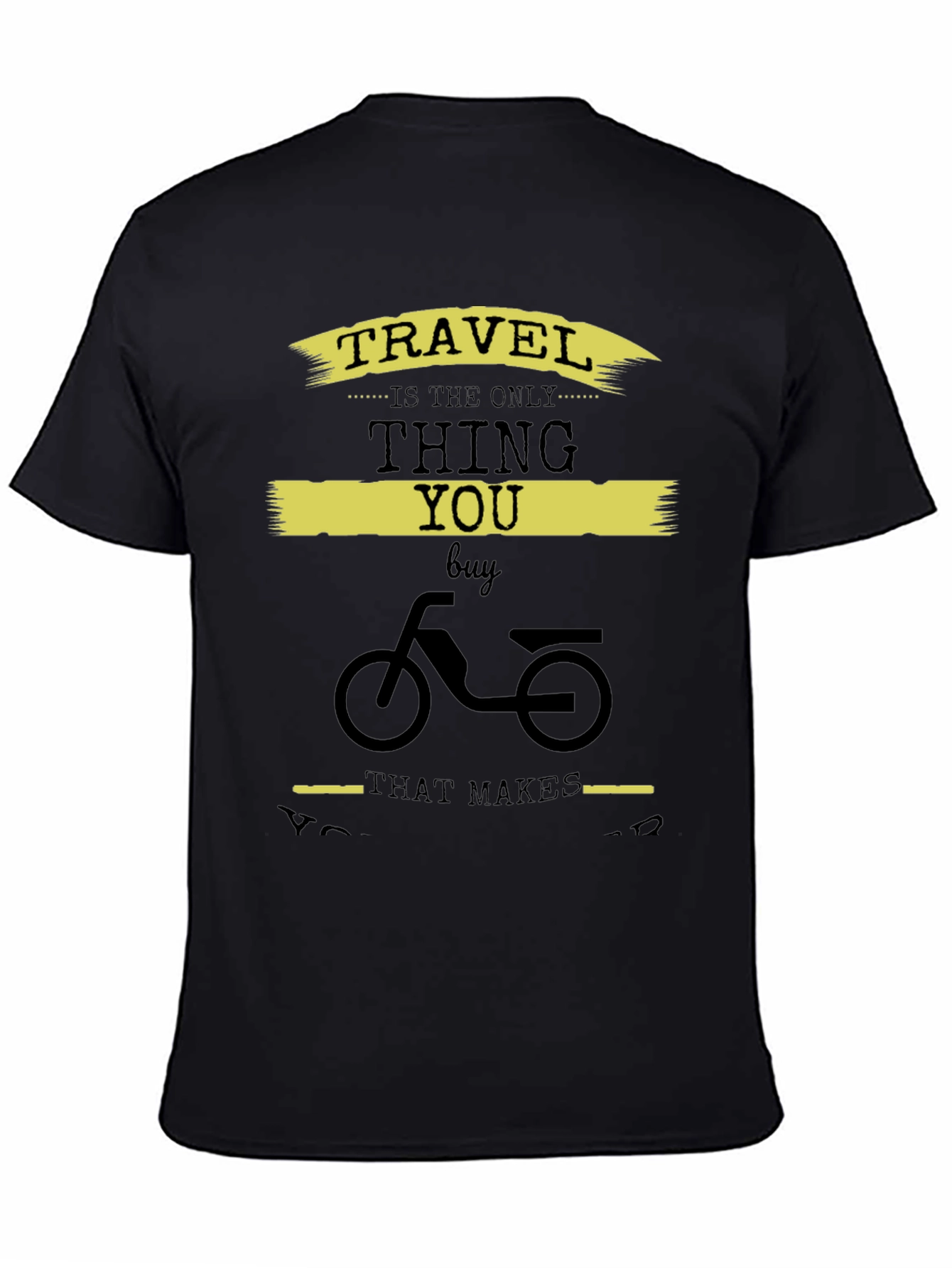 Travel Themed Graphic Print T-Shirt