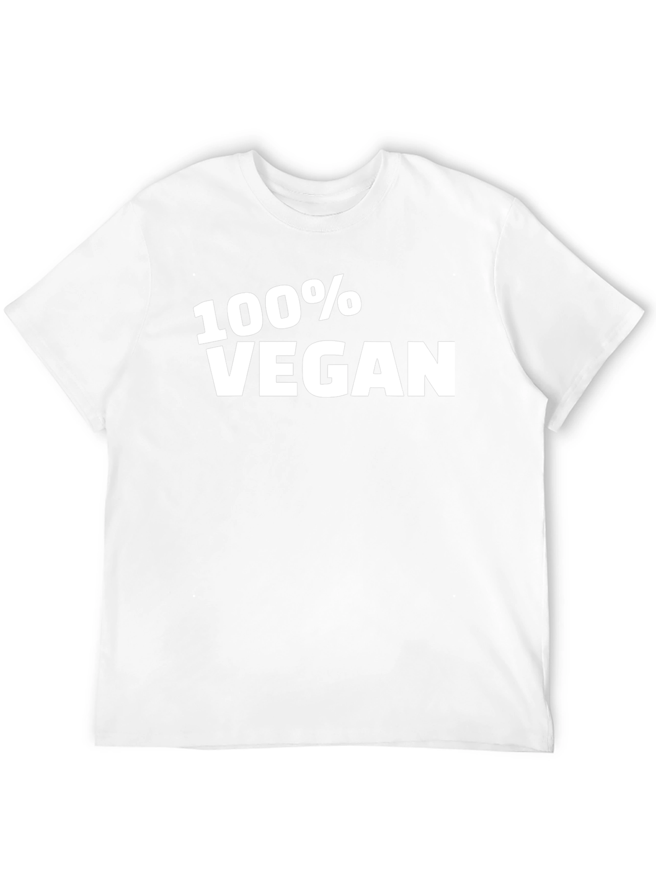 100% Vegan Black T-Shirt - Mens