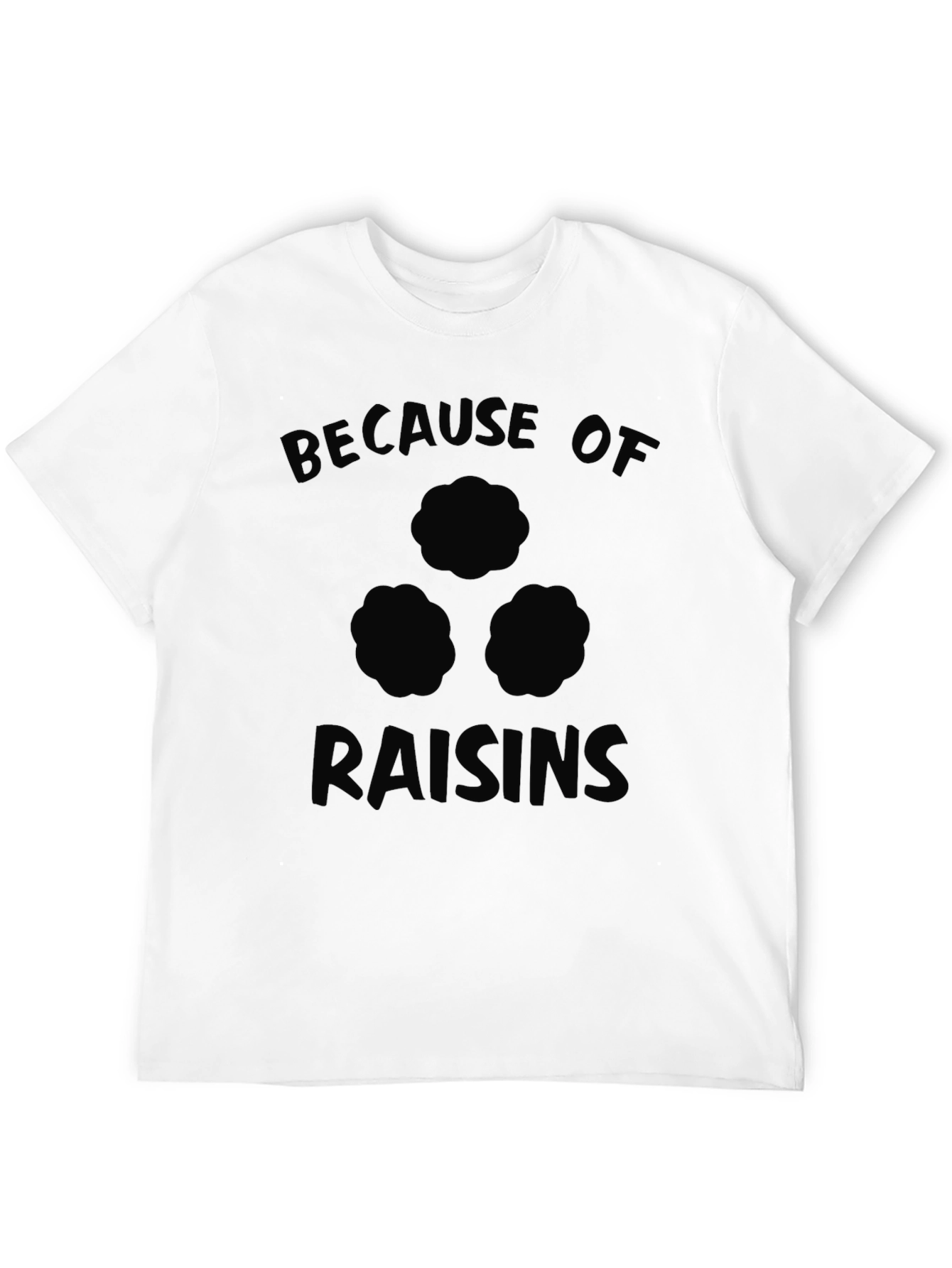 Because of Raisins Funny T-Shirt