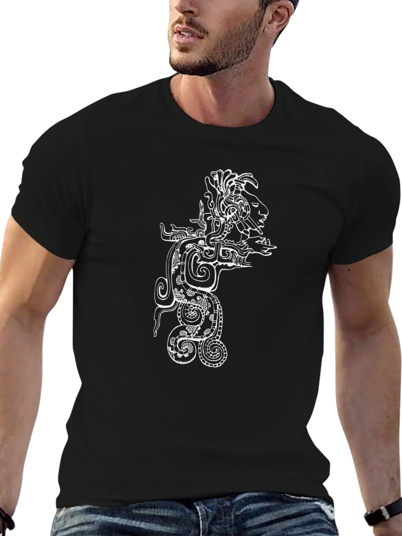 Mayan Glyph T-Shirt - Stylish Graphic Tee