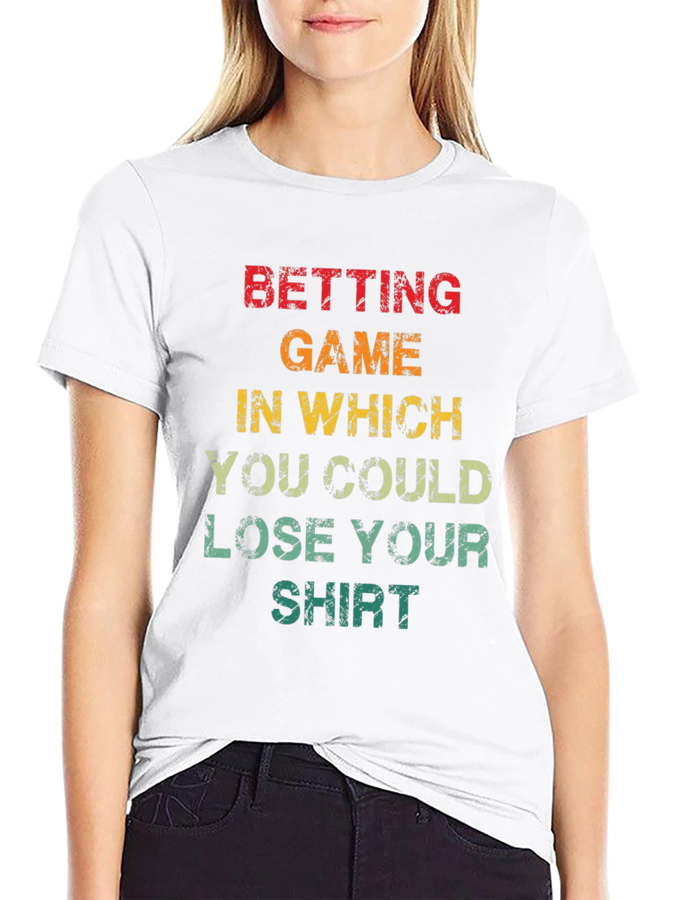 Betting Game T-Shirt - Lose Your Shirt Fun Tee!